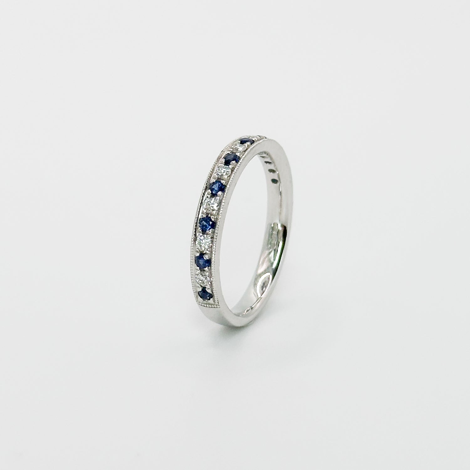 Diamond and Sapphire Eternity Ring