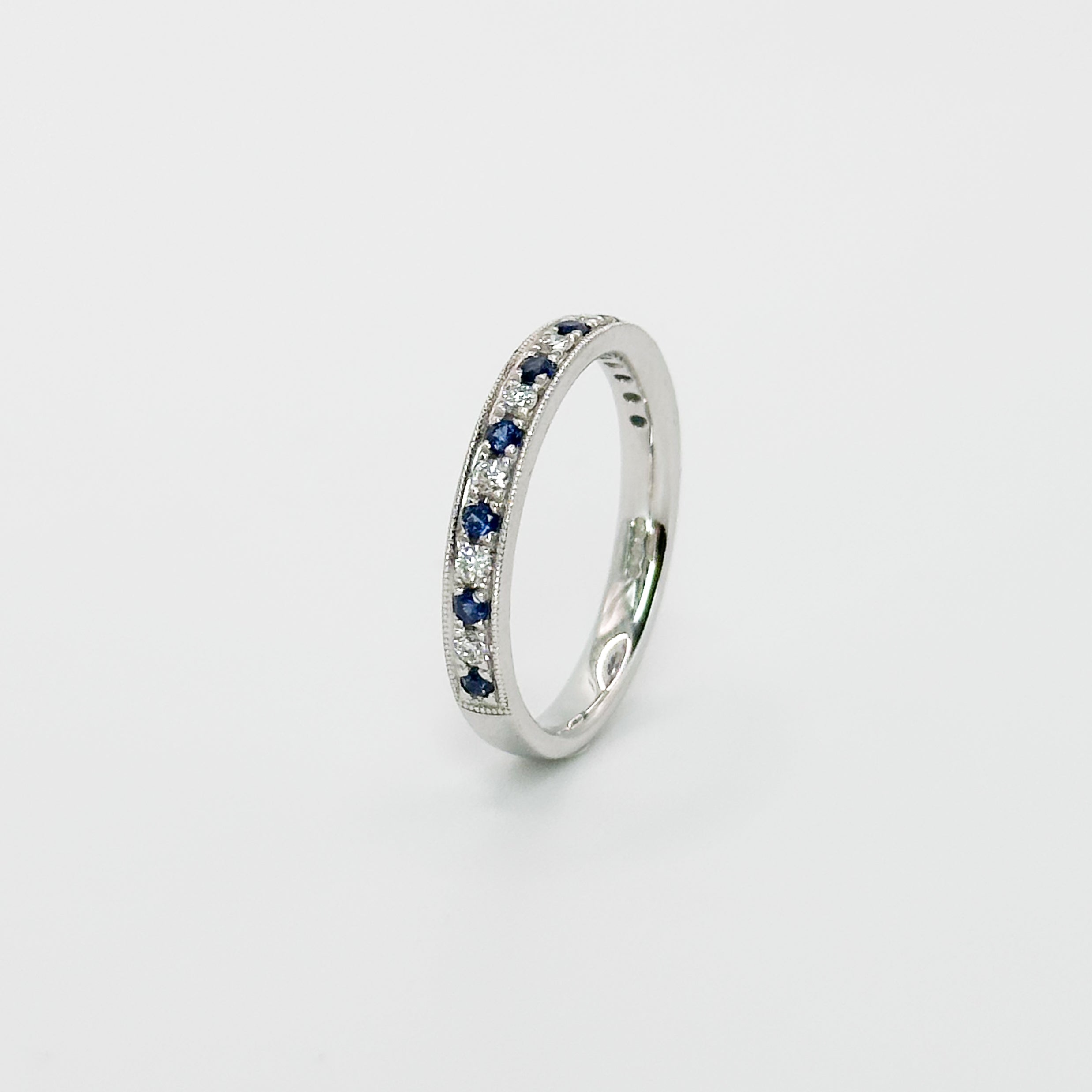 Diamond and Sapphire Eternity Ring