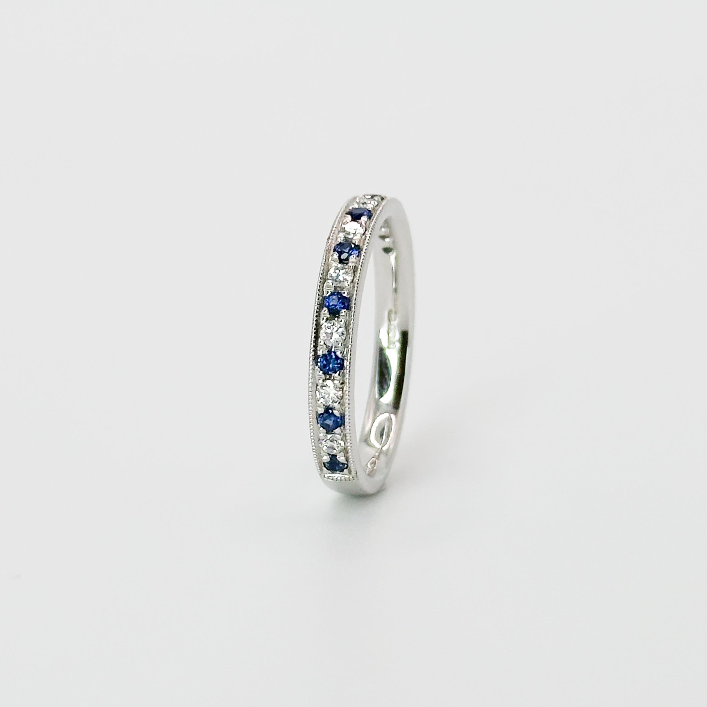 Diamond and Sapphire Eternity Ring