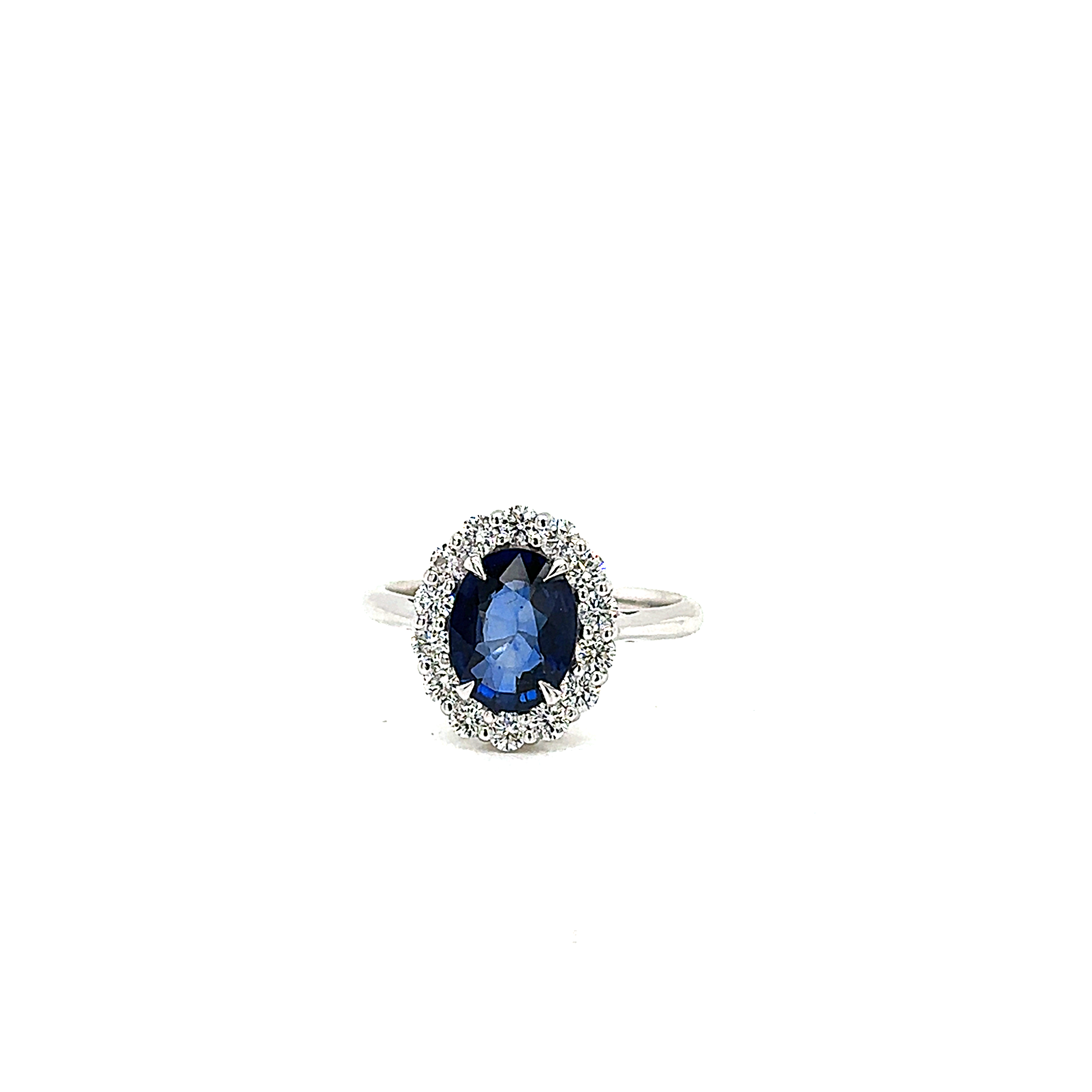 Vintage style sapphire ring