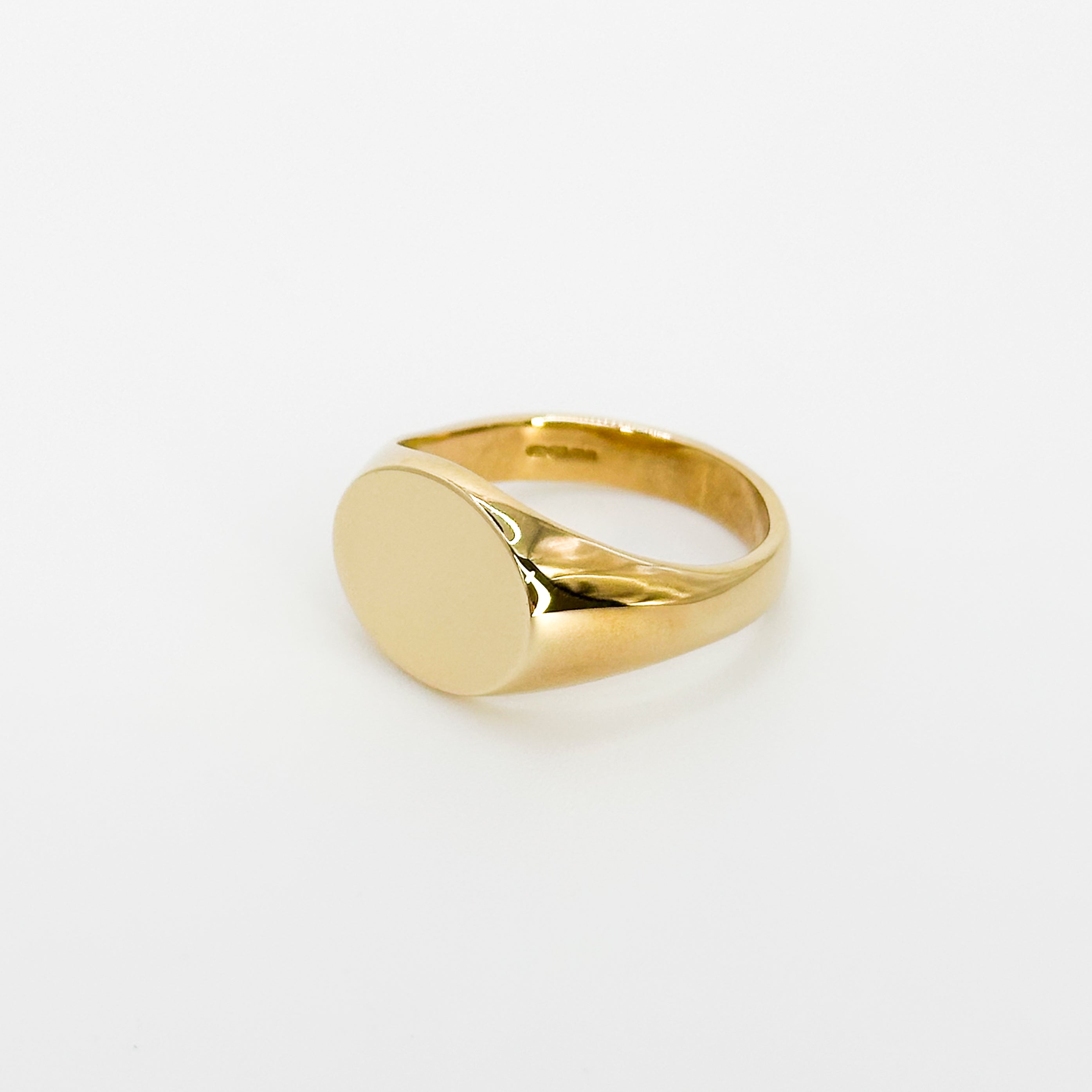Oval Cut Signet Ring