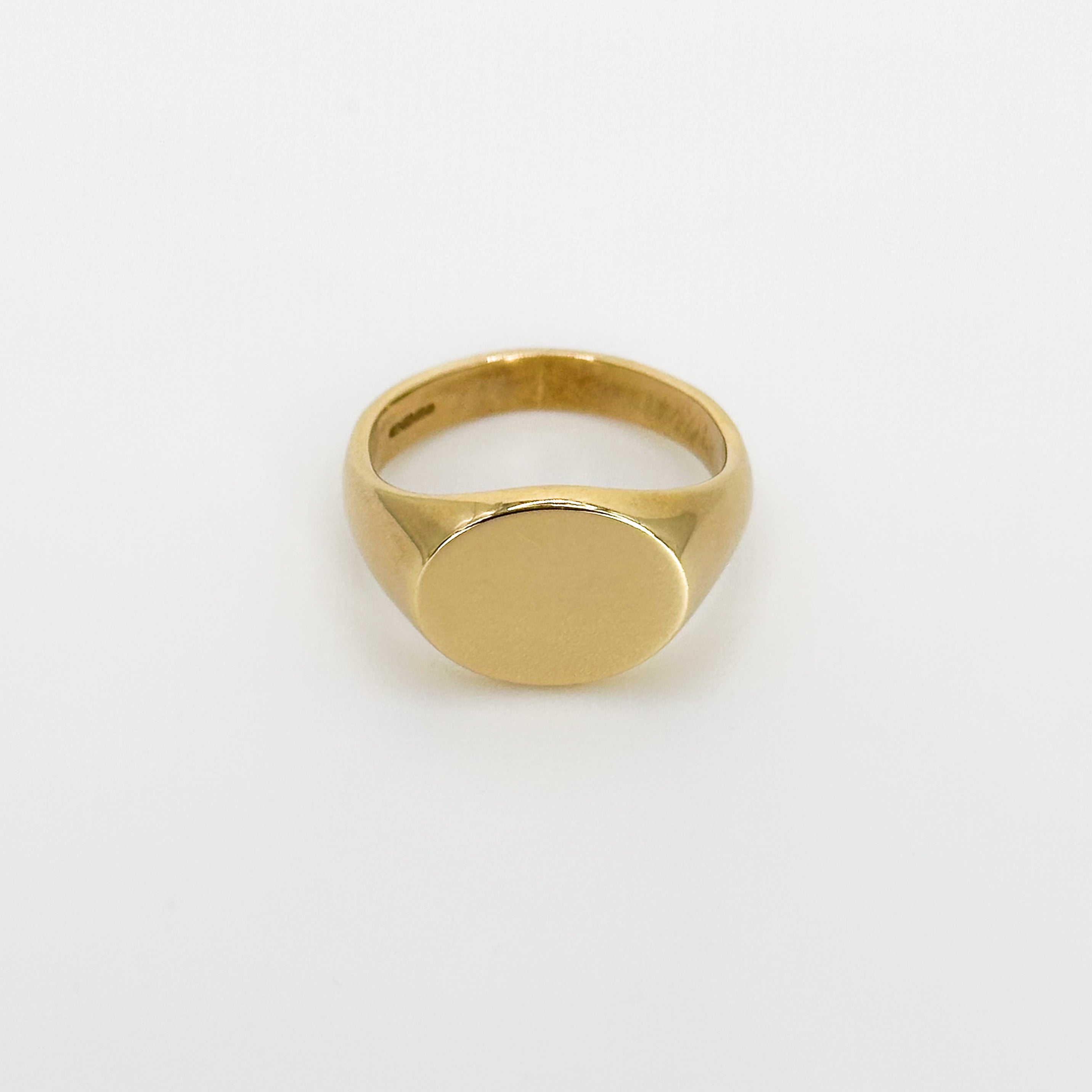 Oval Cut Signet Ring