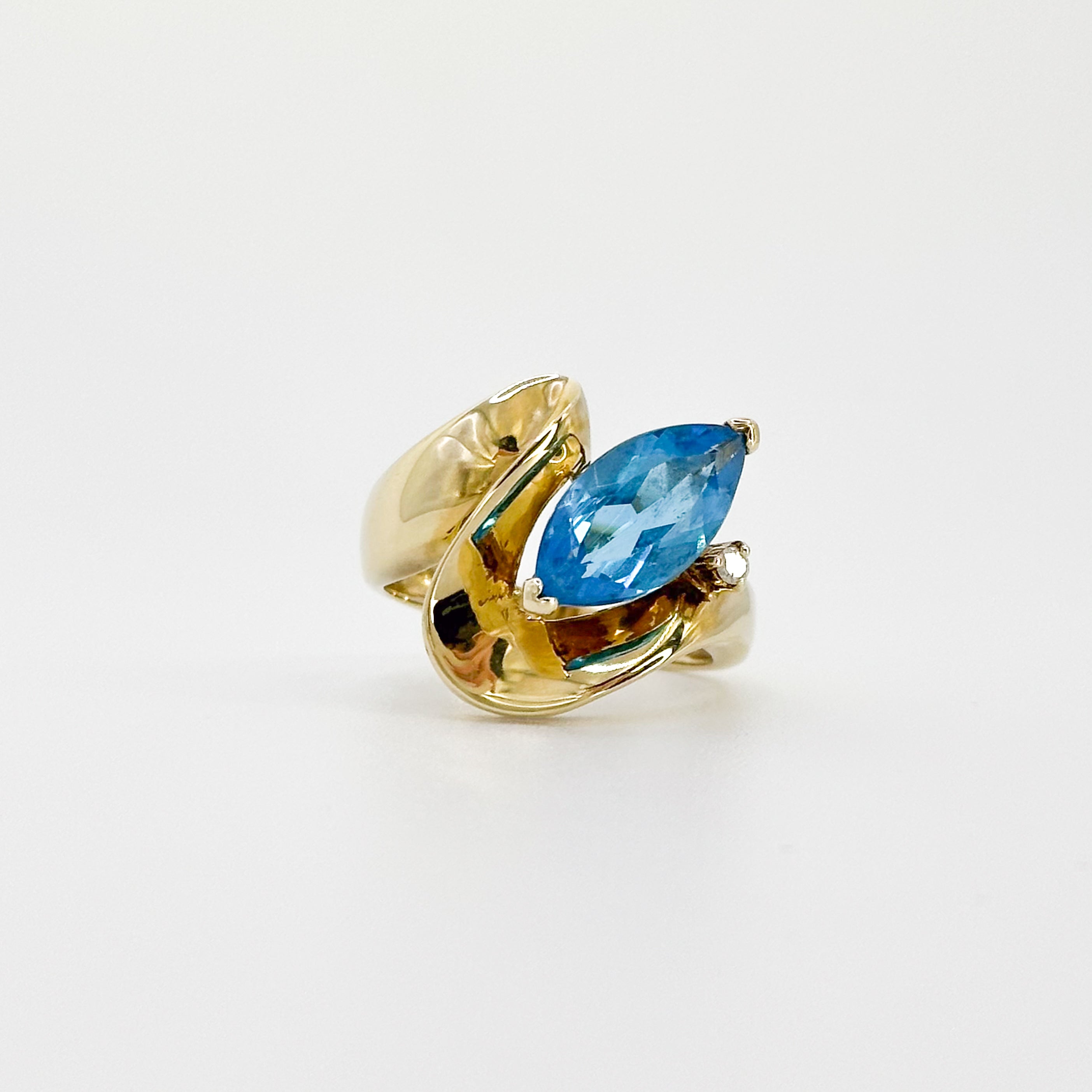 Marquise Cut Topaz Vintage Ring