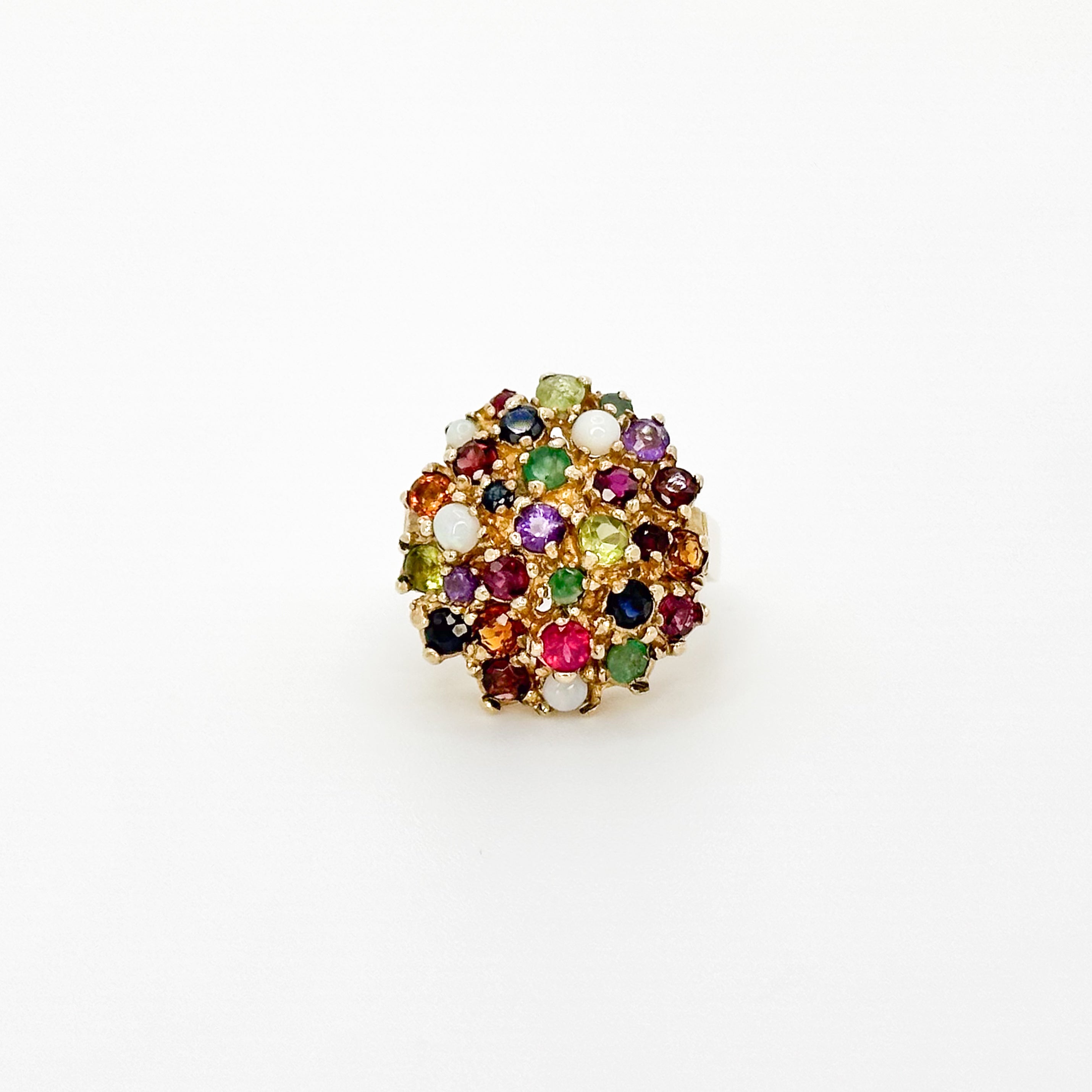 Multi-gemstone Cocktail Ring