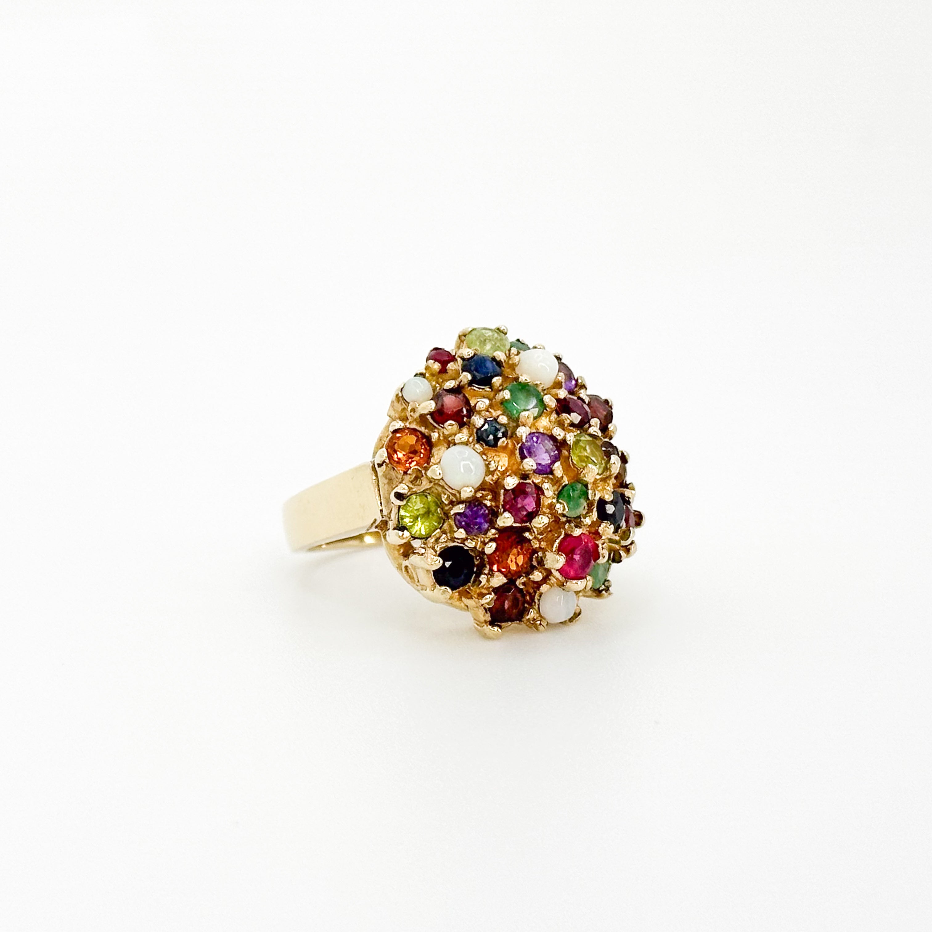 Multi-gemstone Cocktail Ring