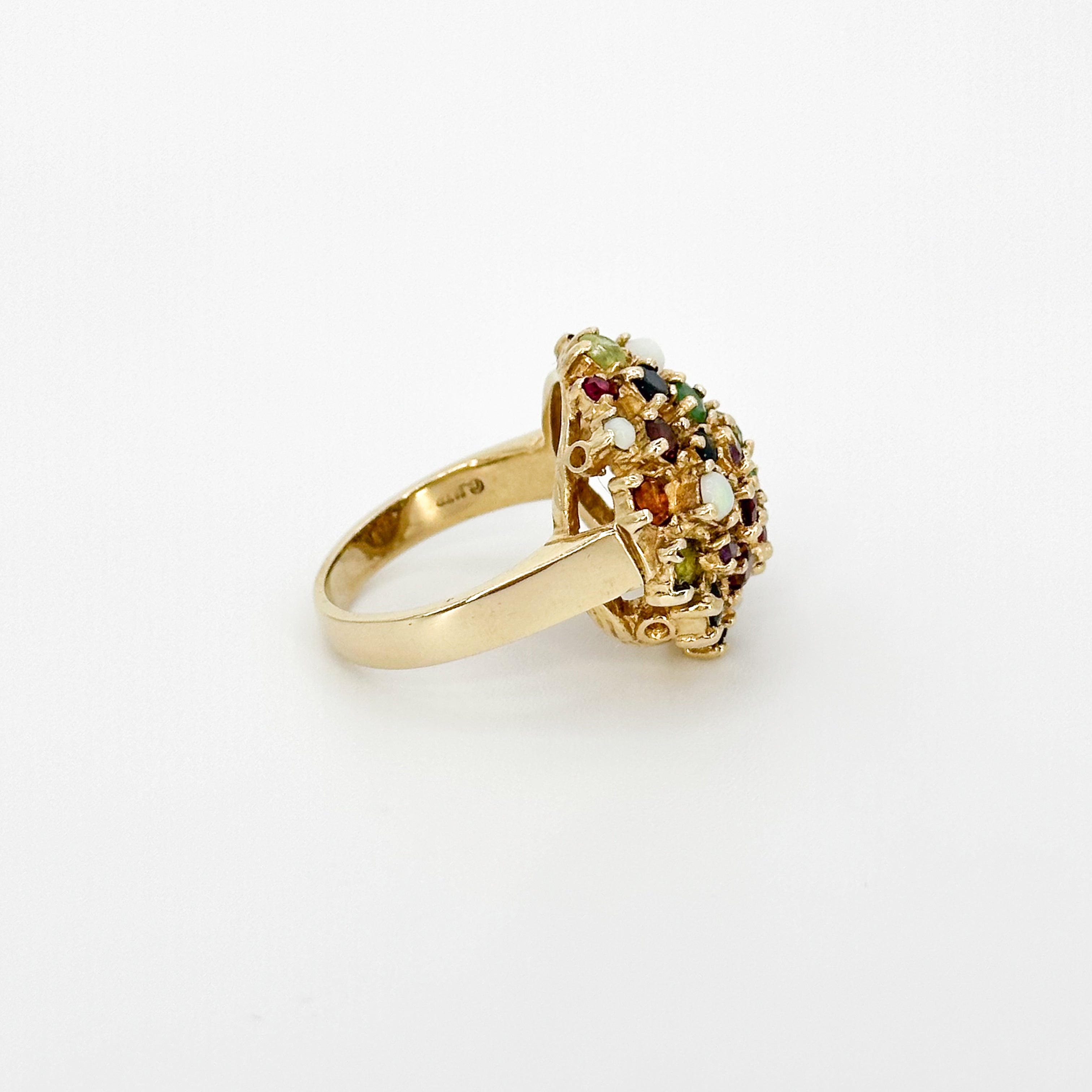 Multi-gemstone Cocktail Ring