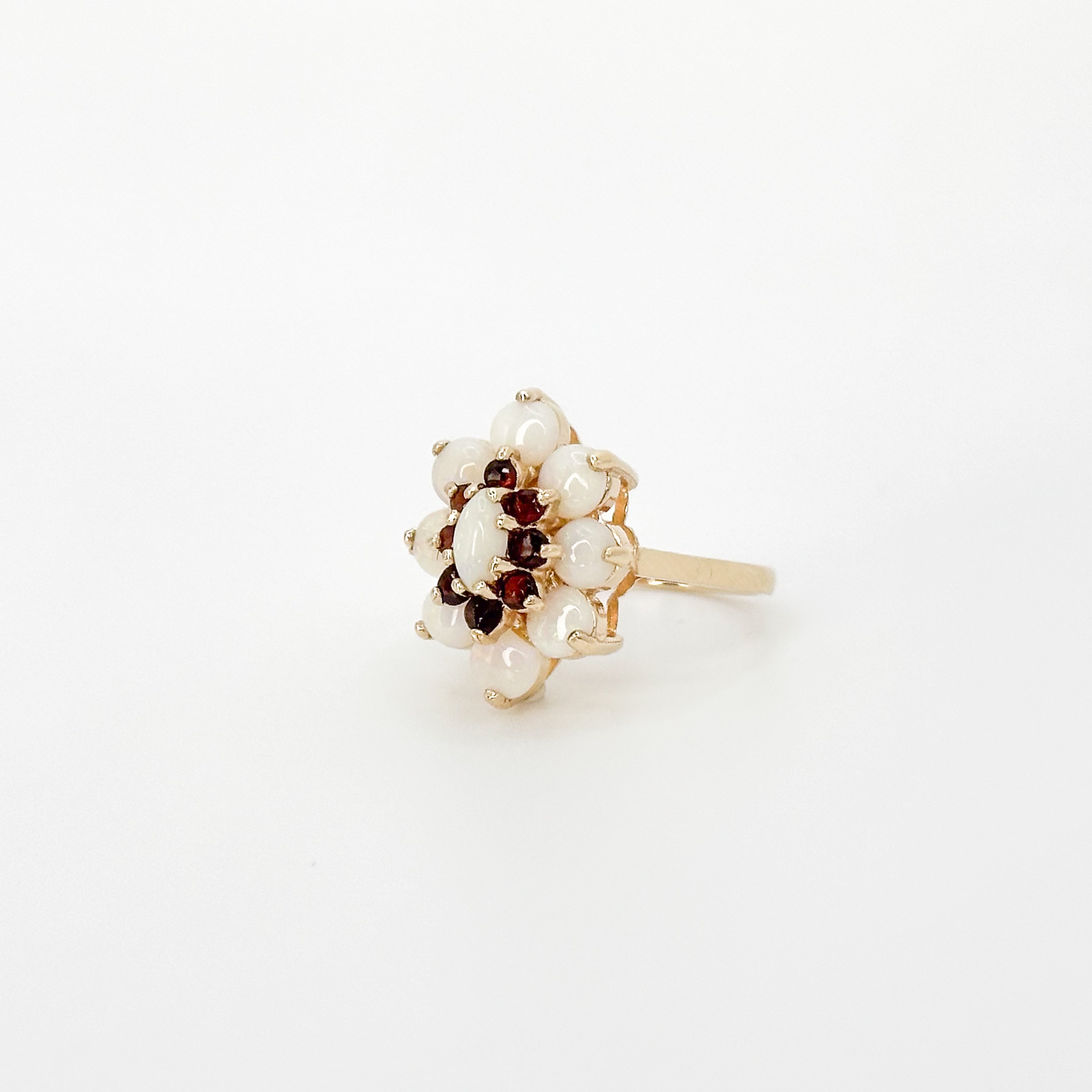 Opal and Garnet Vintage Ring
