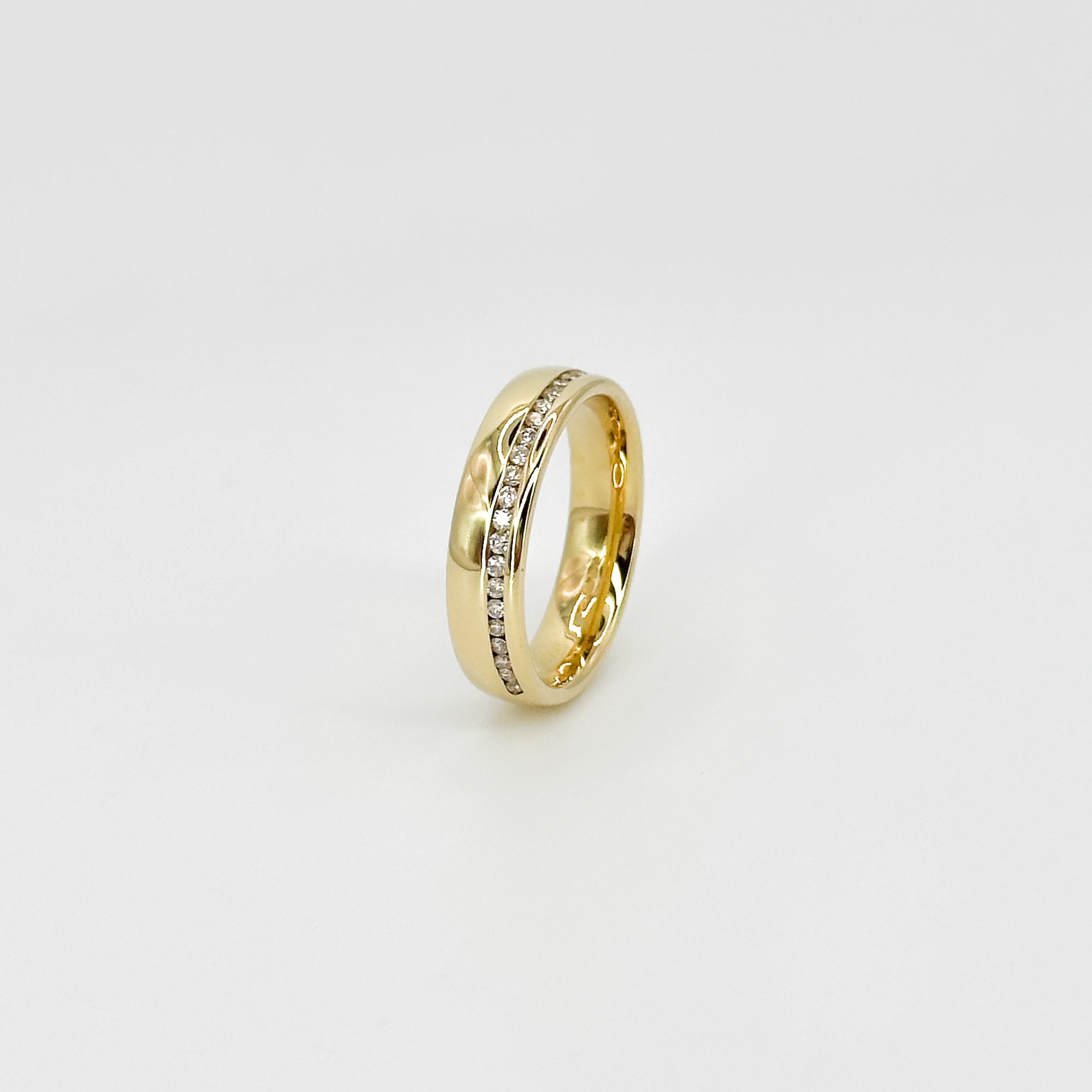 Half Turn Diamond Eternity Ring
