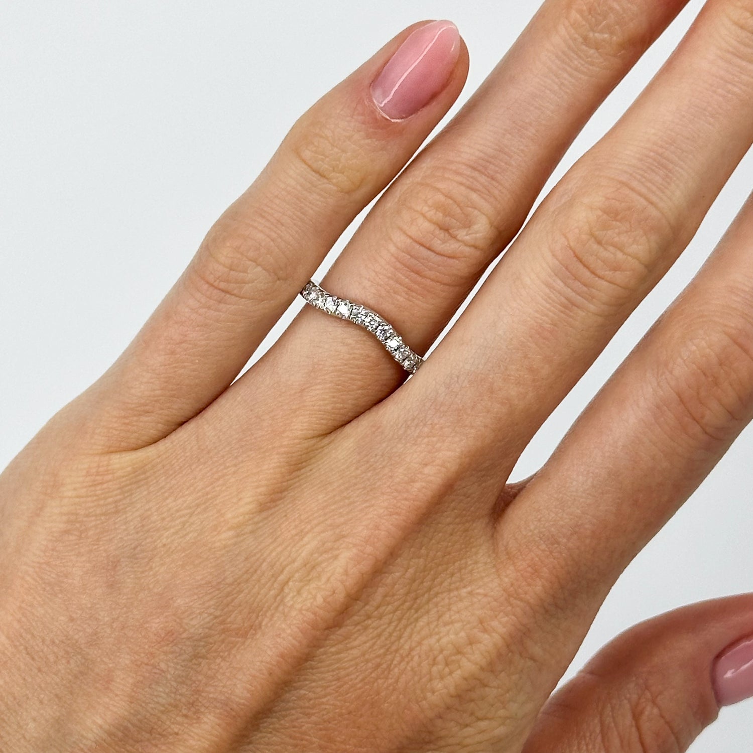 Shaped Diamond Eternity Ring