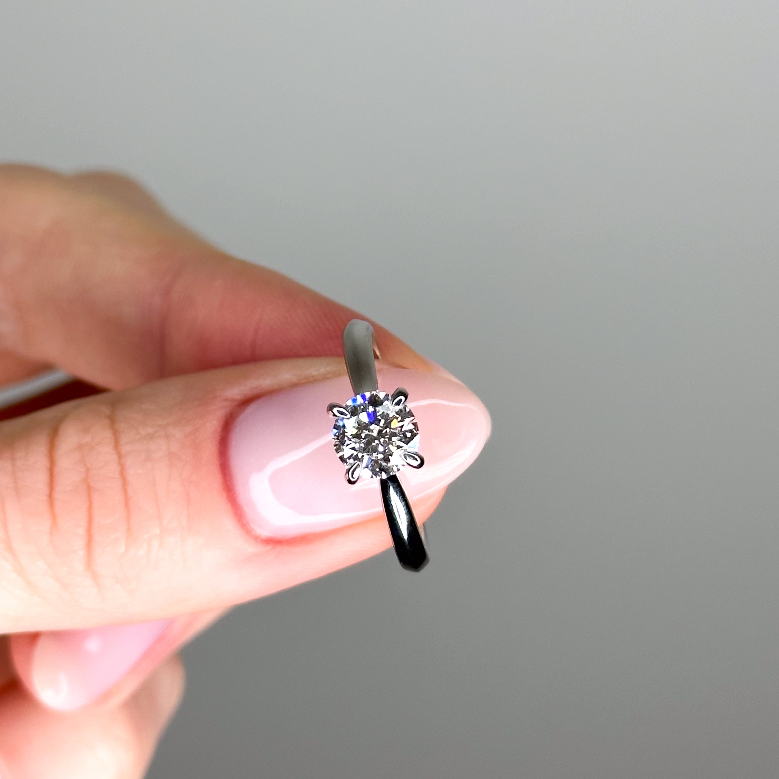 1.01ct GIA Round Cut Diamond Ring