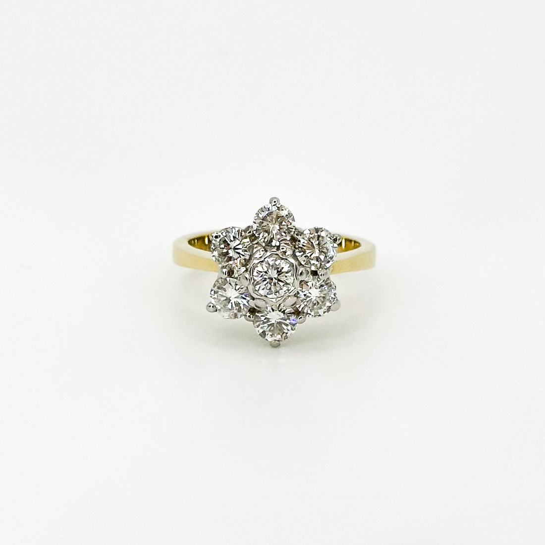 Daisy Cluster Diamond Ring