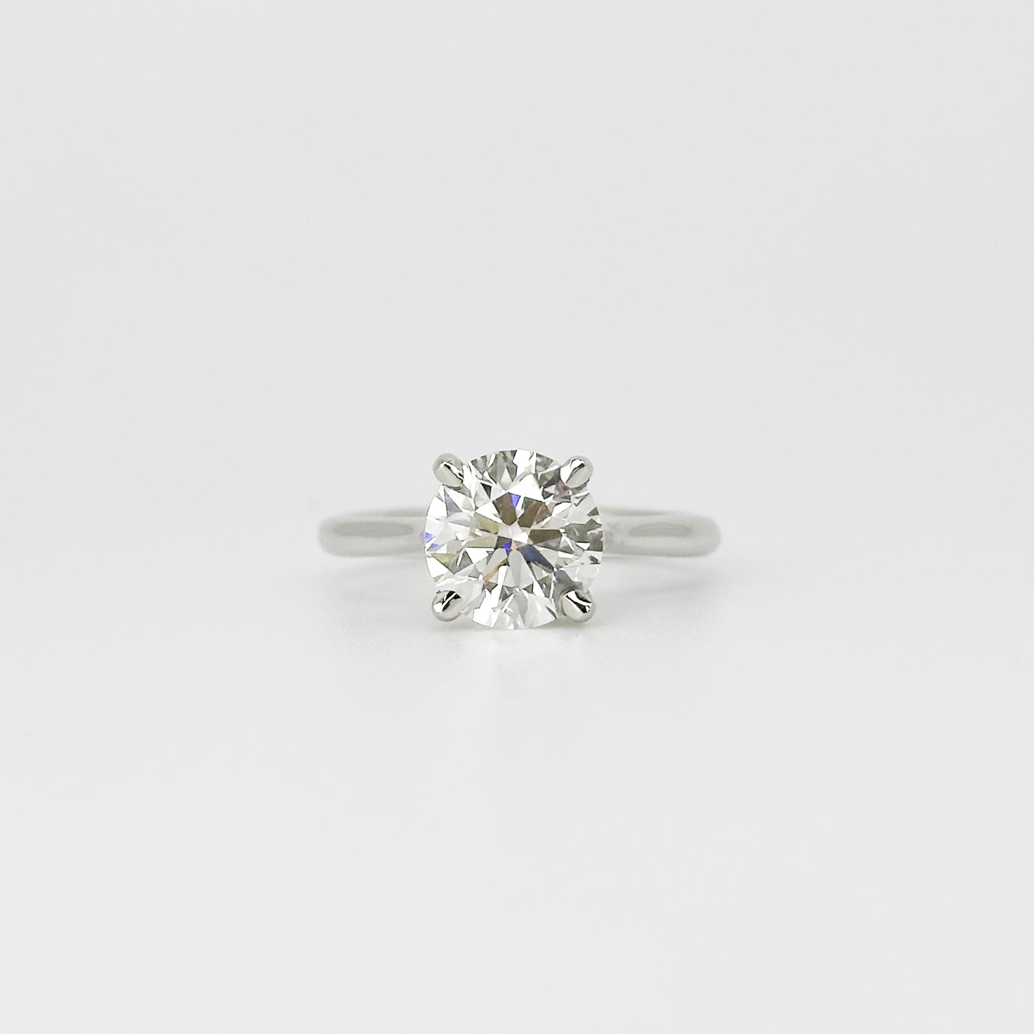 2.42ct Lab-Grown Round Cut Diamond Ring