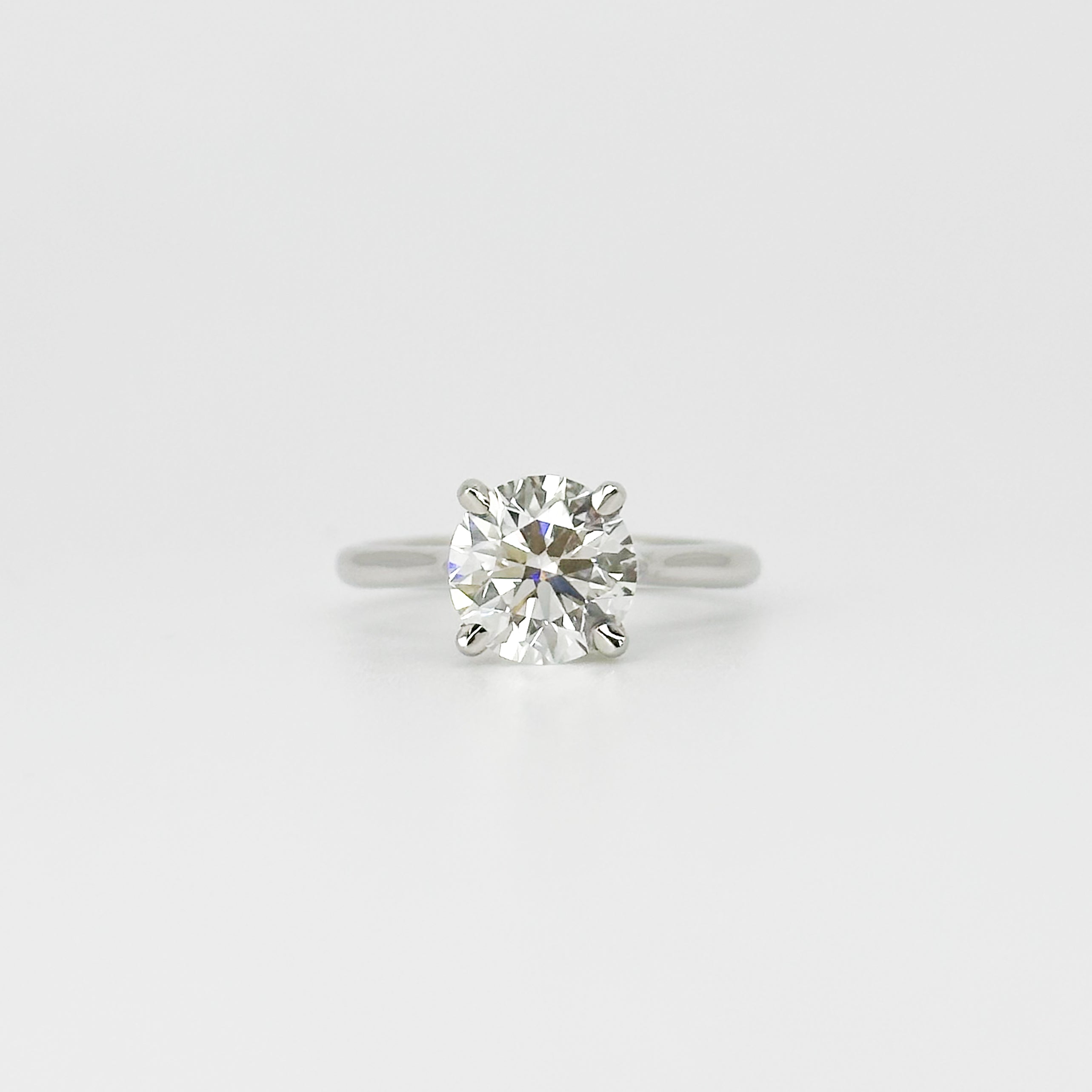 2.42ct Lab-Grown Round Cut Diamond Ring