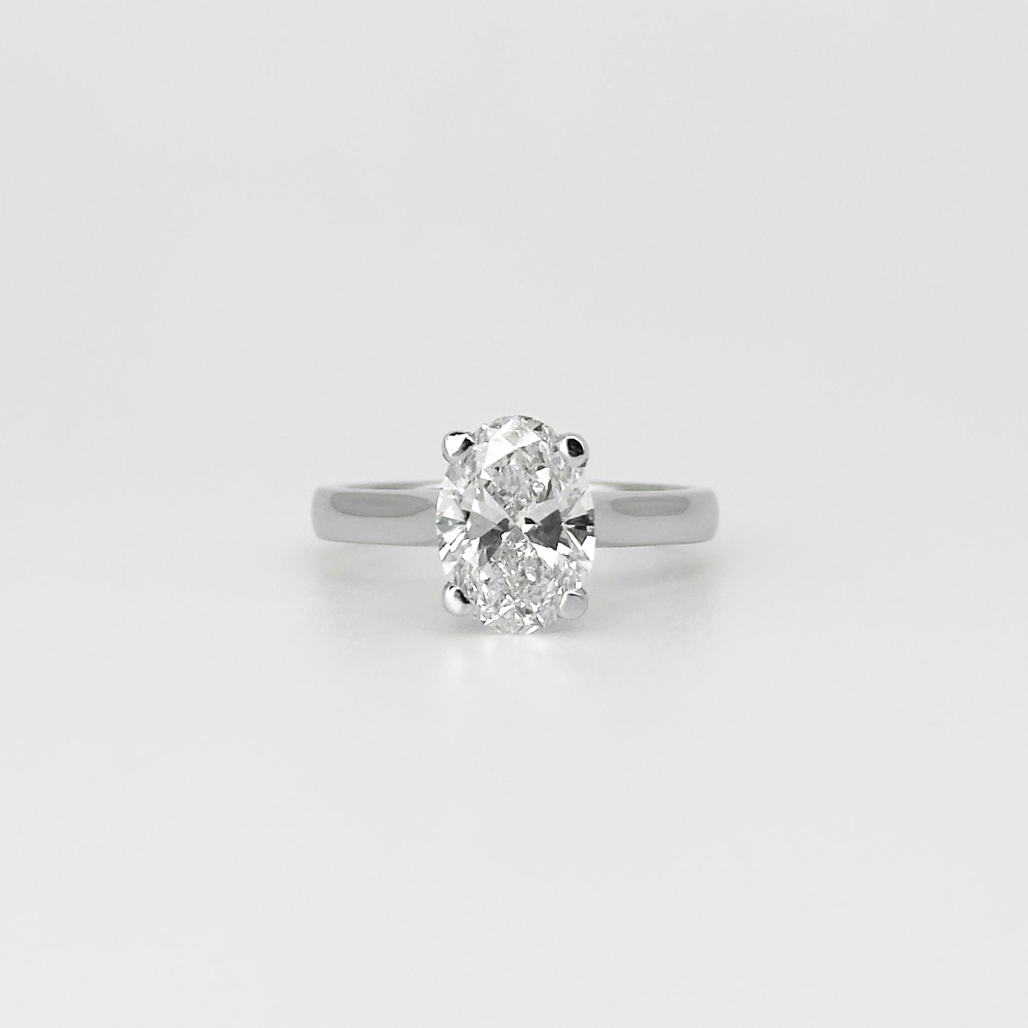 2.00ct Lab-Grown Oval Shape Diamond Ring