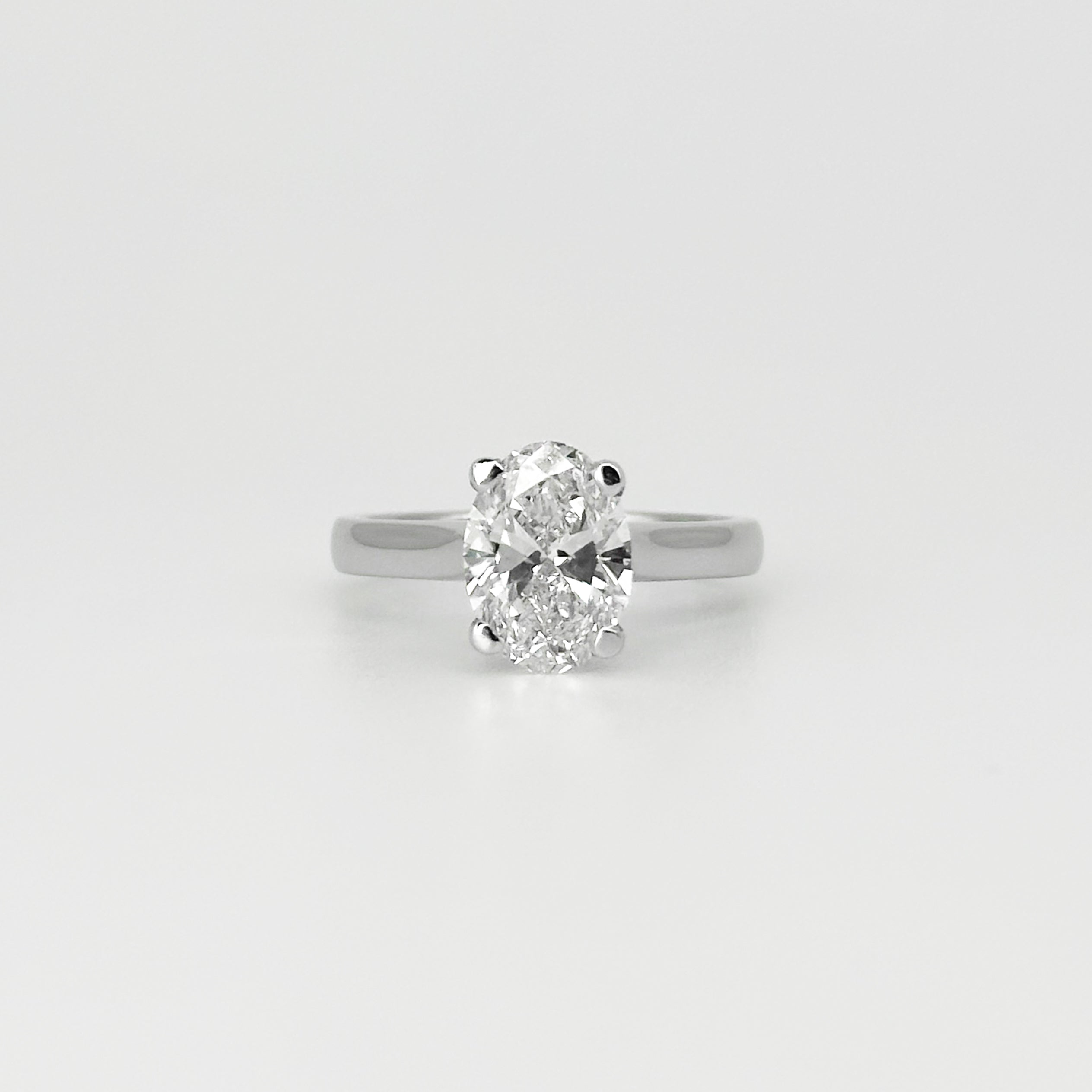 2.00ct Lab-Grown Oval Shape Diamond Ring