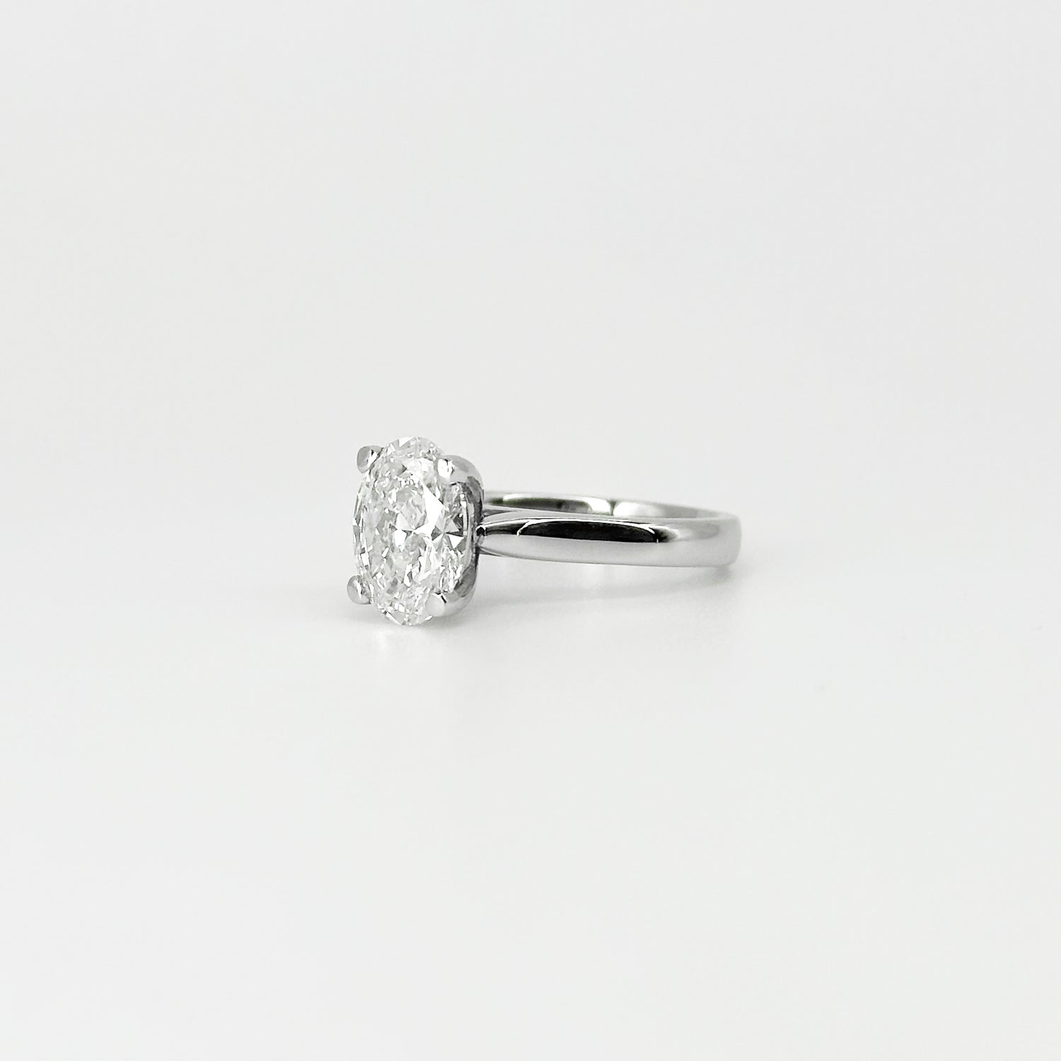 2.00ct Lab-Grown Oval Shape Diamond Ring