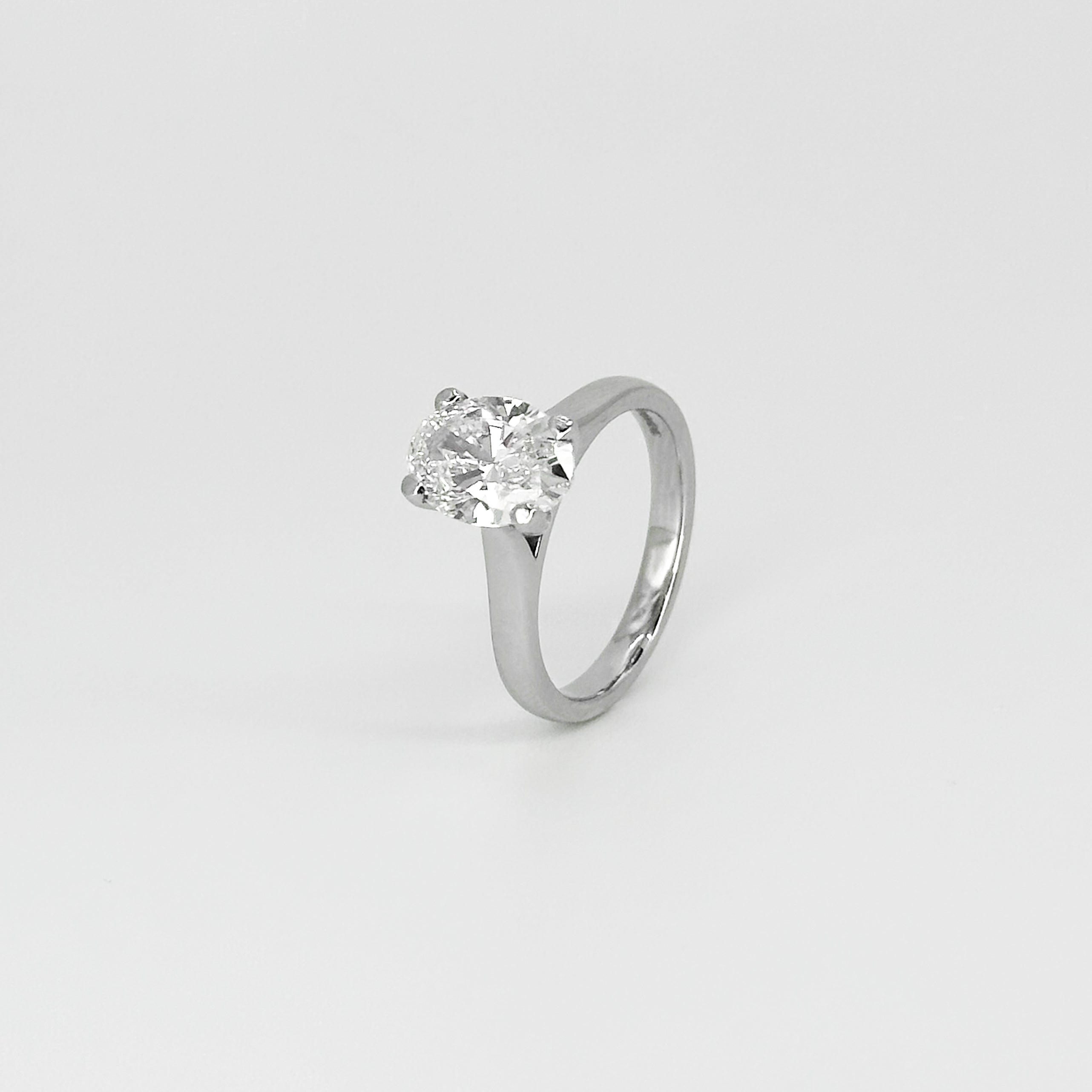2.00ct Lab-Grown Oval Shape Diamond Ring