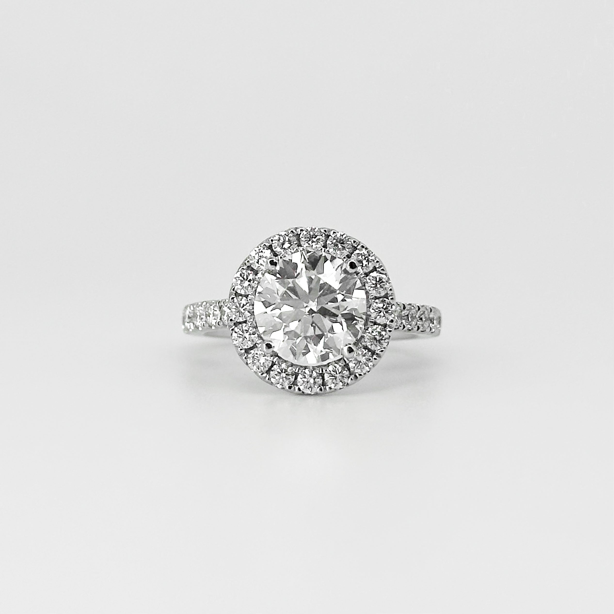 2.45ct Lab-Grown Round Diamond Ring
