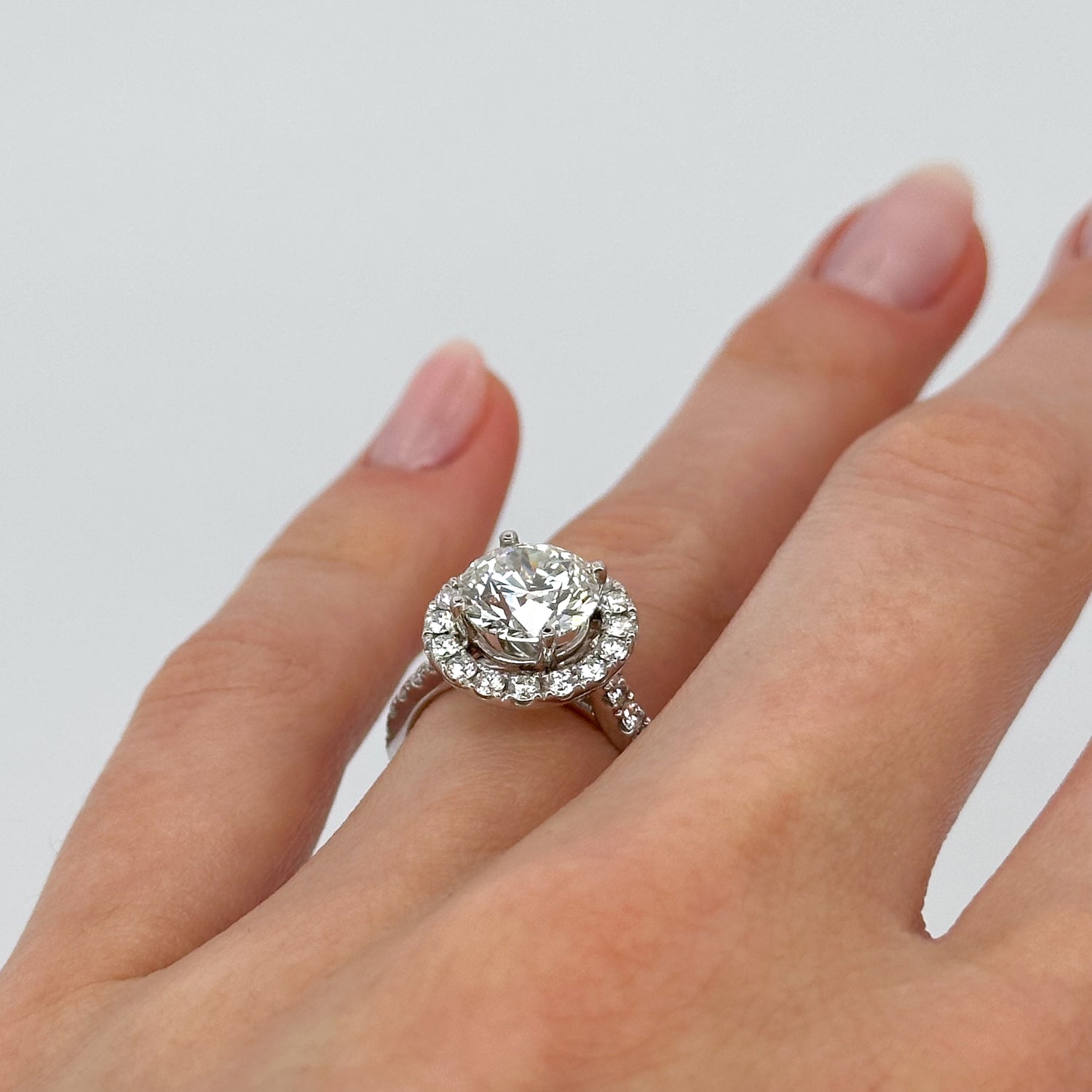 2.45ct Lab-Grown Round Diamond Ring