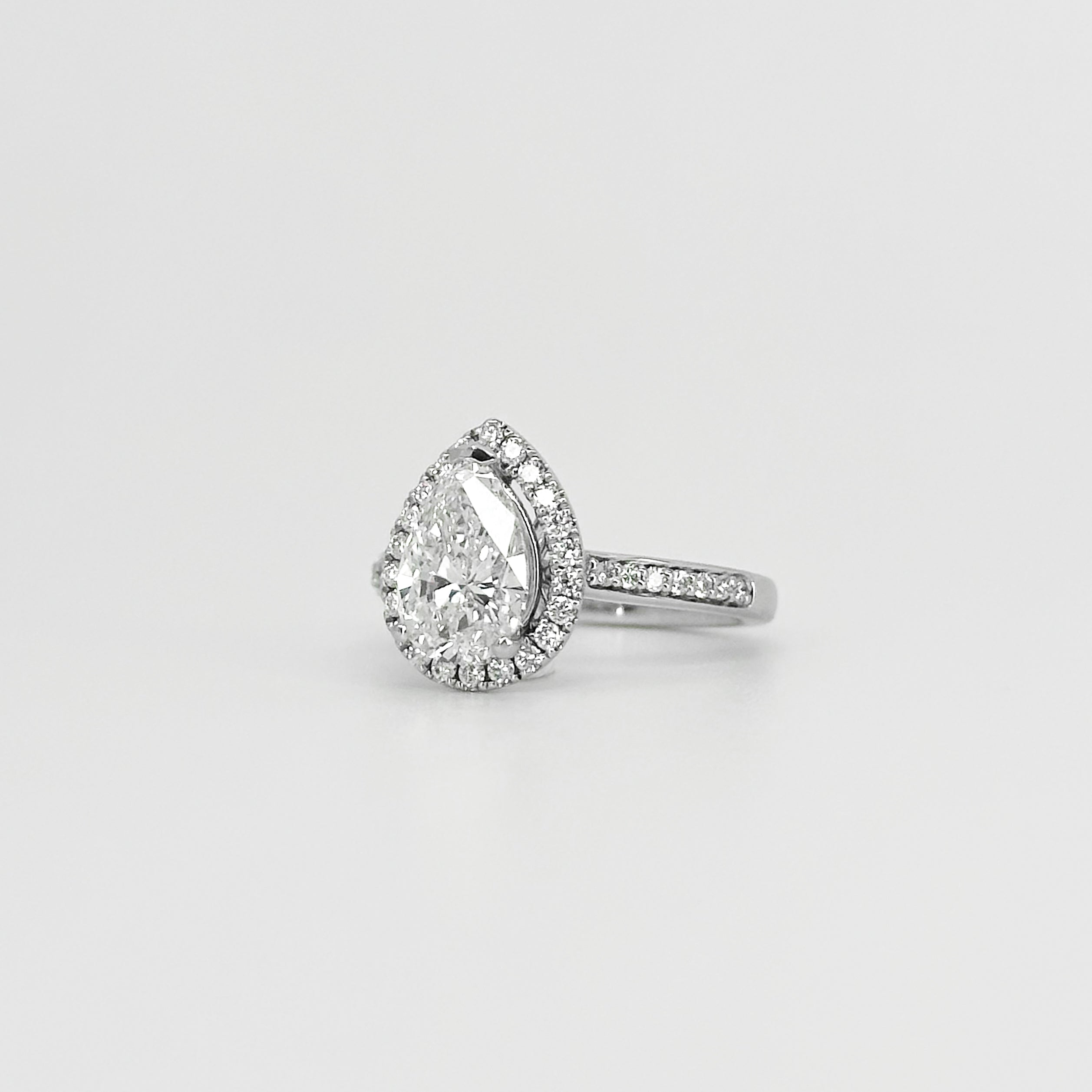 1.50ct Lab-Grown Pear Shape Diamond Ring
