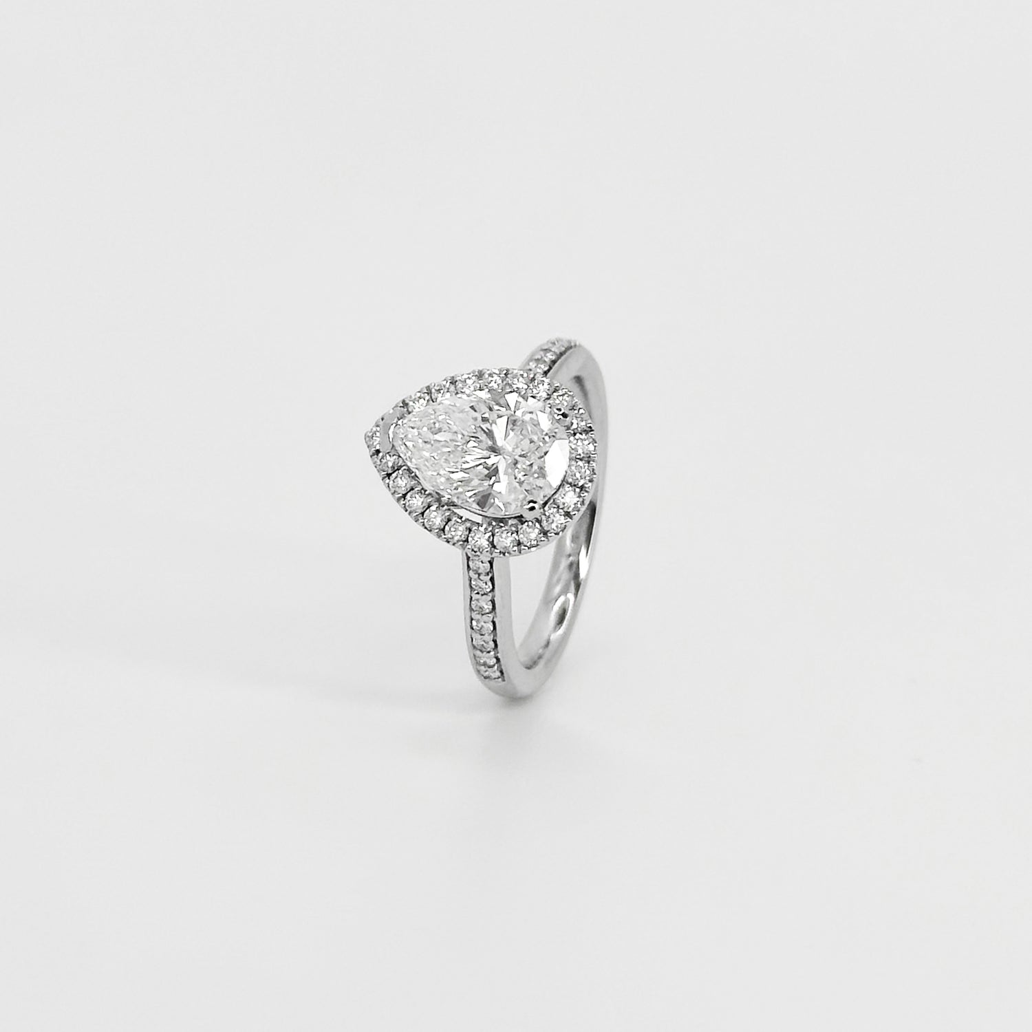 1.50ct Lab-Grown Pear Shape Diamond Ring