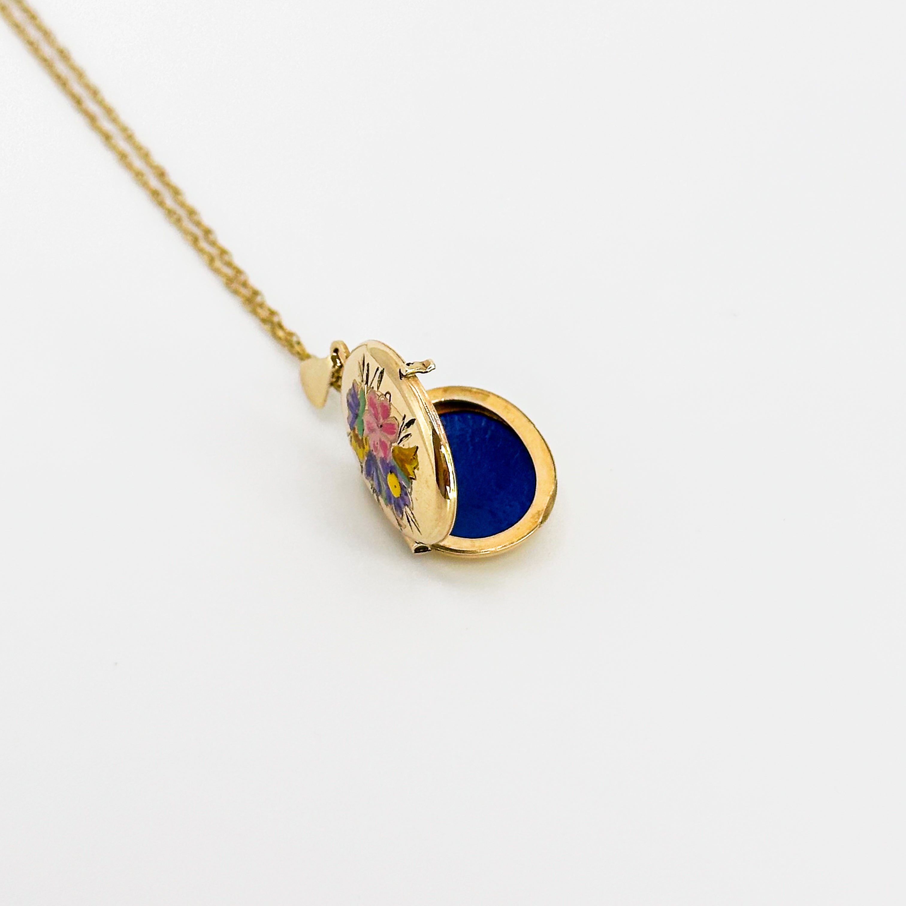 Vintage Locket with Flowers
