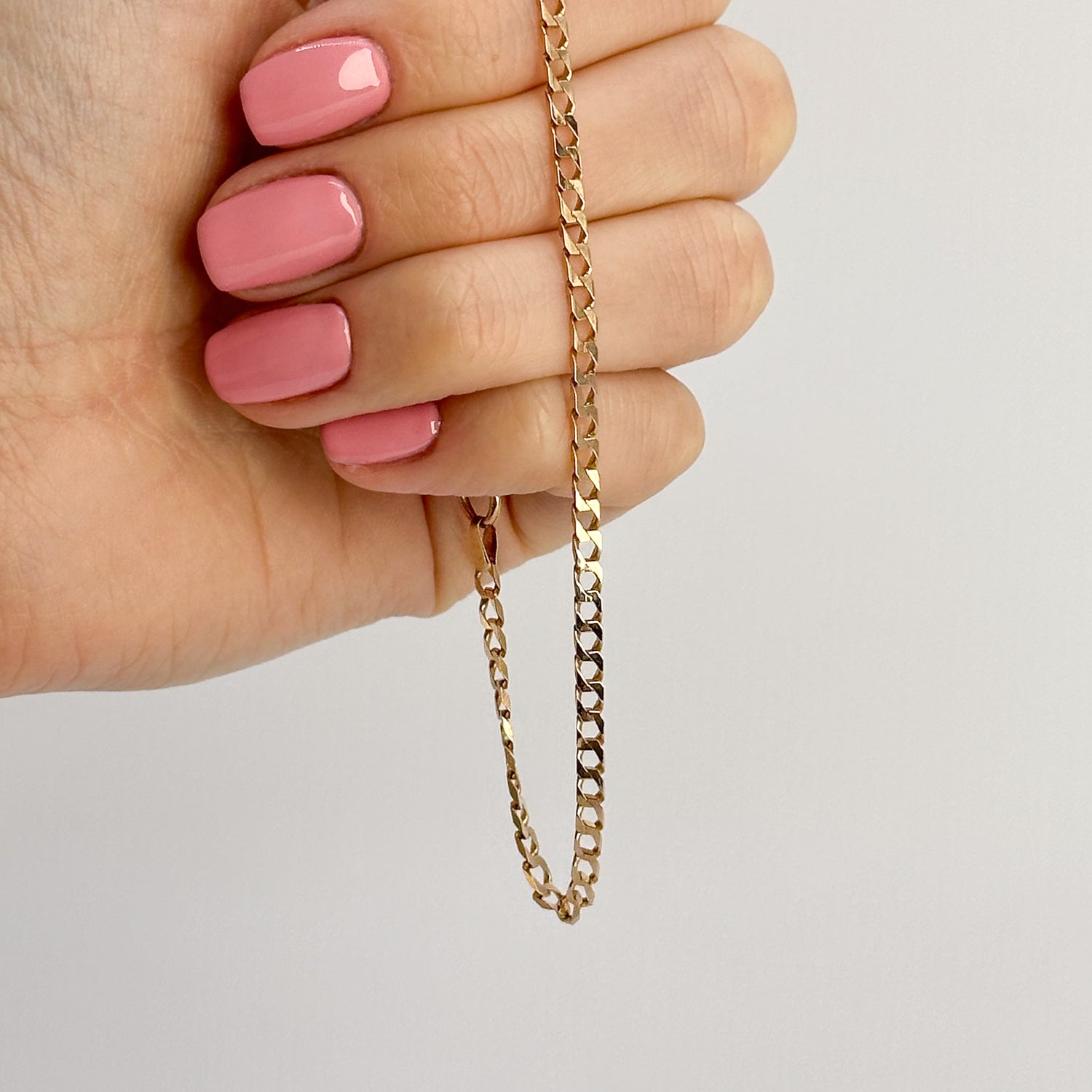 Cuban Chain Vintage Gold Bracelet