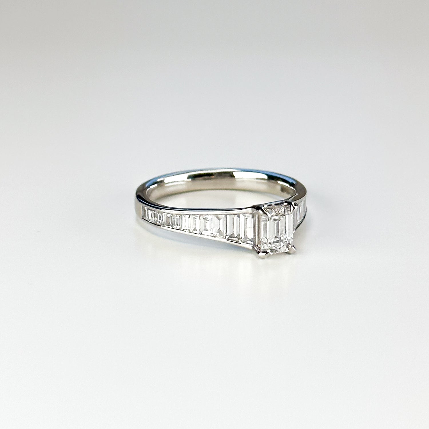 0.50ct Emerald Cut Diamond Ring