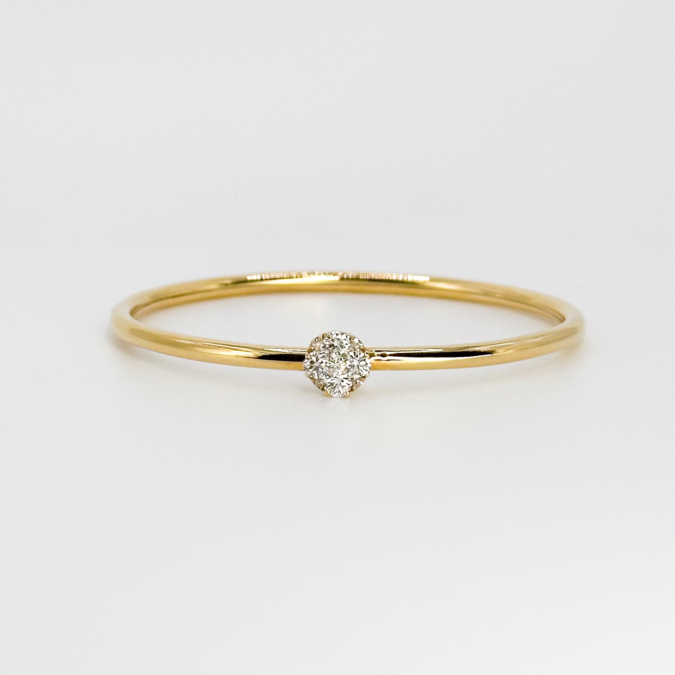 Yellow Gold Bracelet with Diamonds