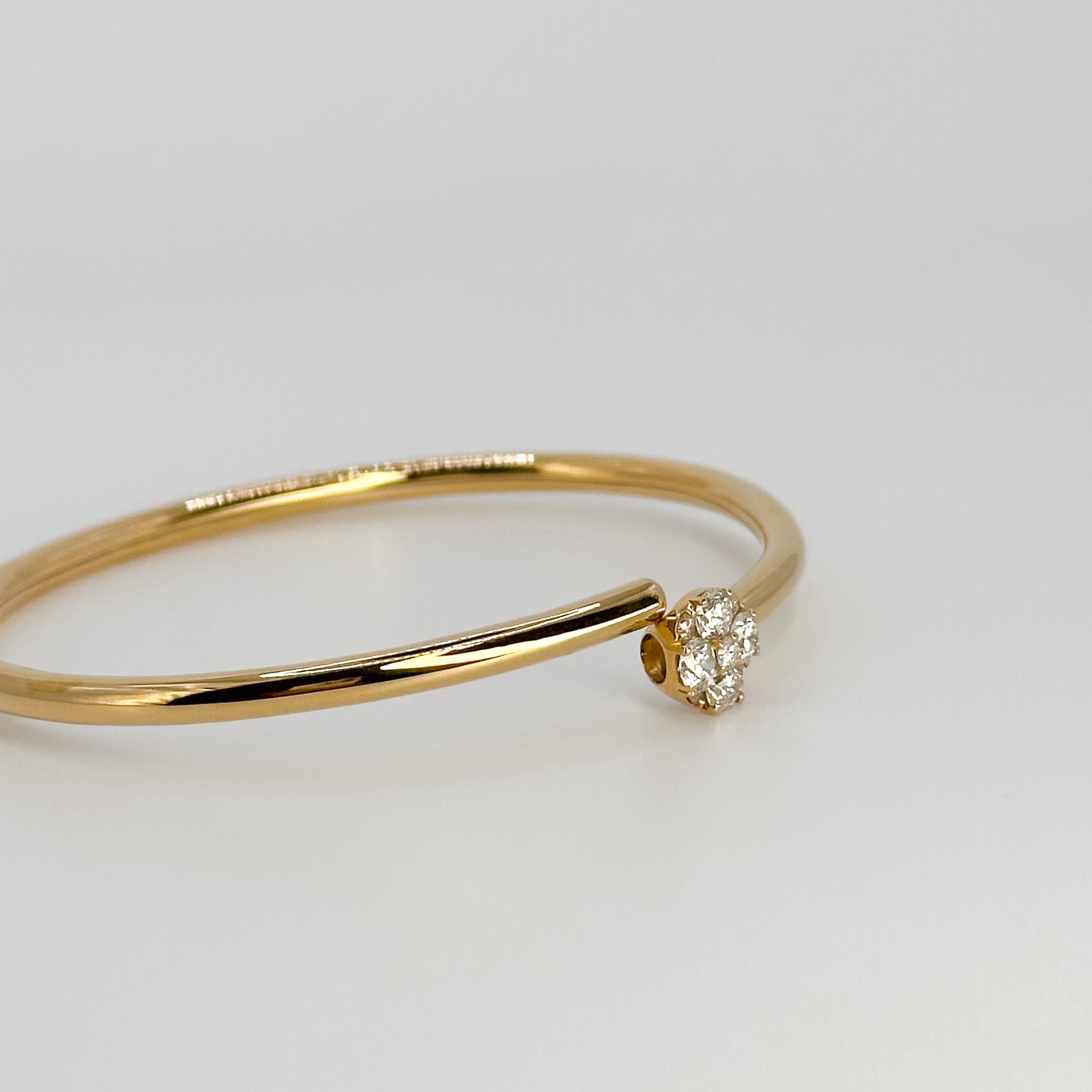 Yellow Gold Bracelet with Diamonds