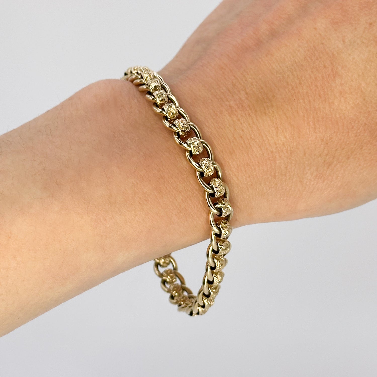 Yellow Gold Chain Bracelet
