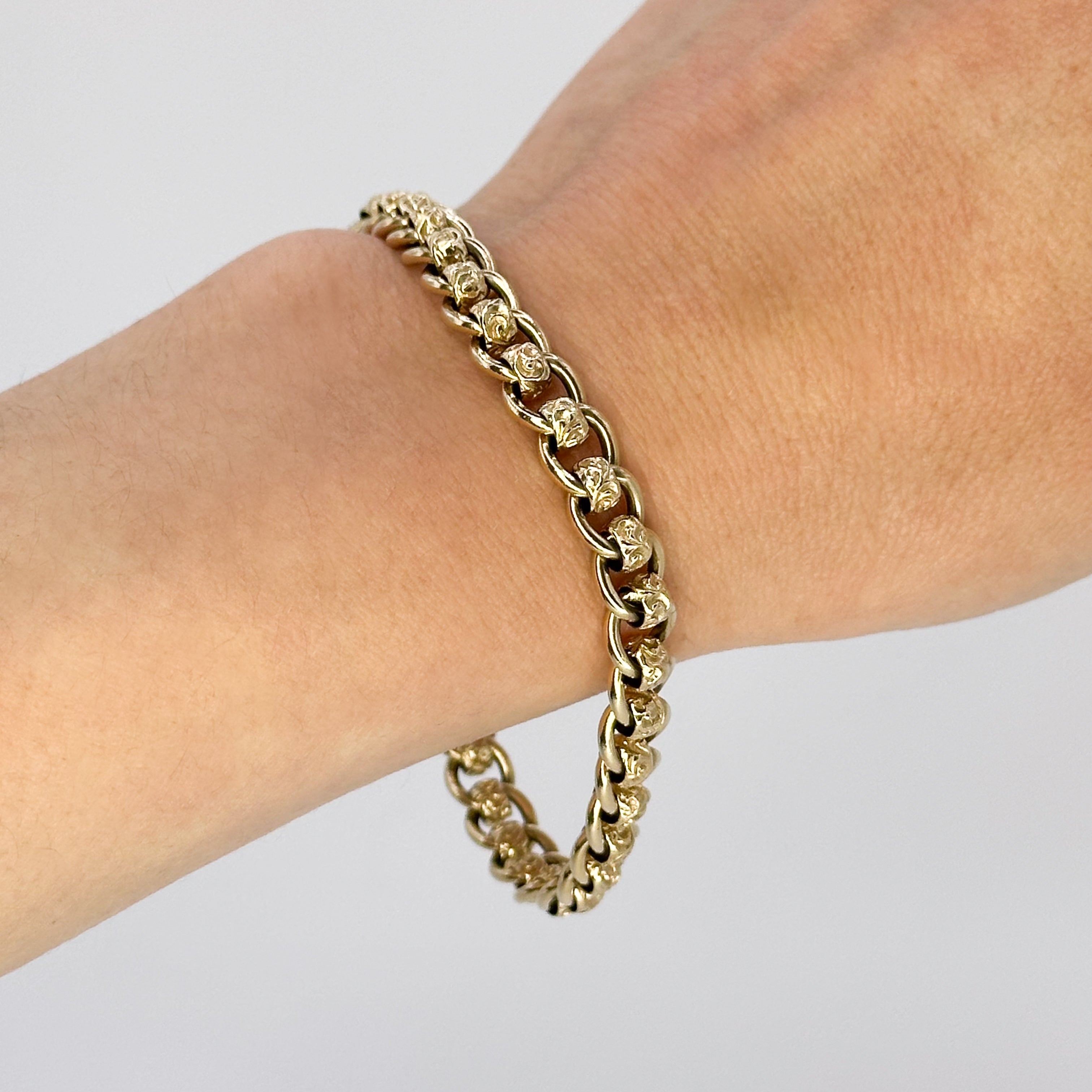 Yellow Gold Chain Bracelet