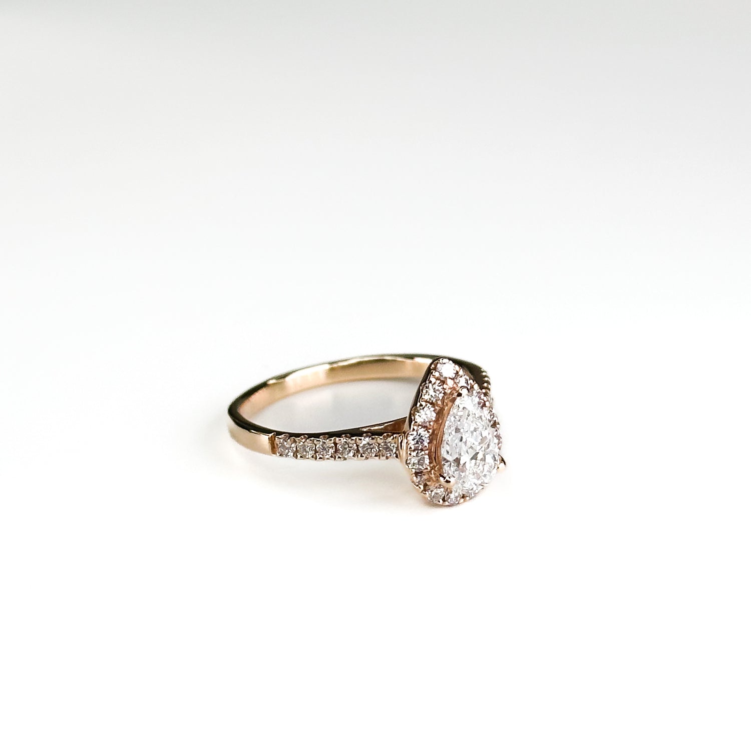 0.60ct Pear Shape Diamond Ring