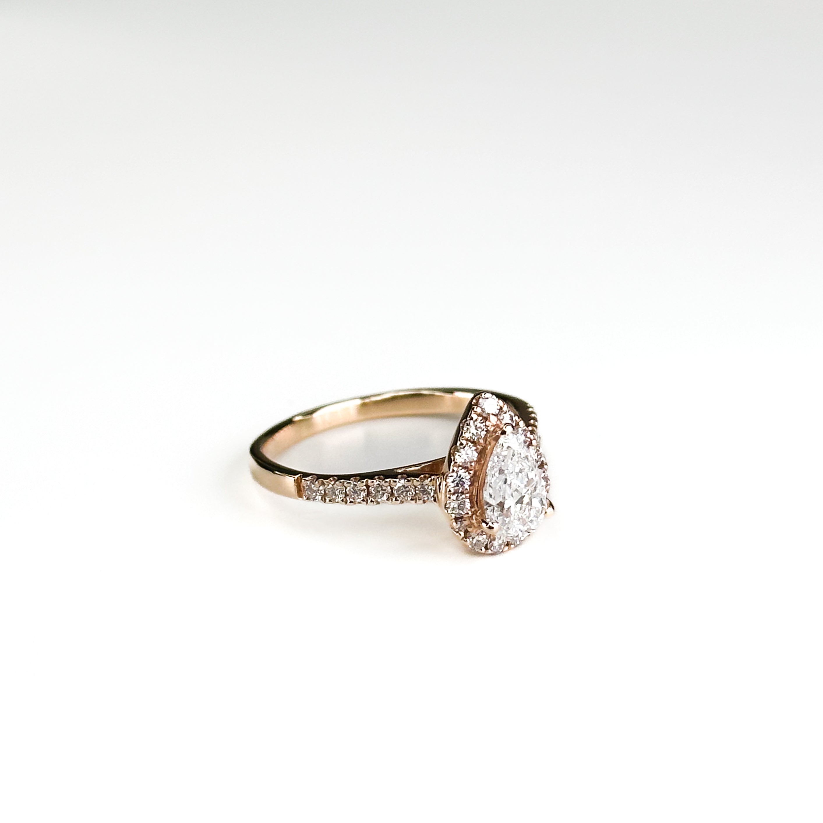 0.60ct Pear Shape Diamond Ring