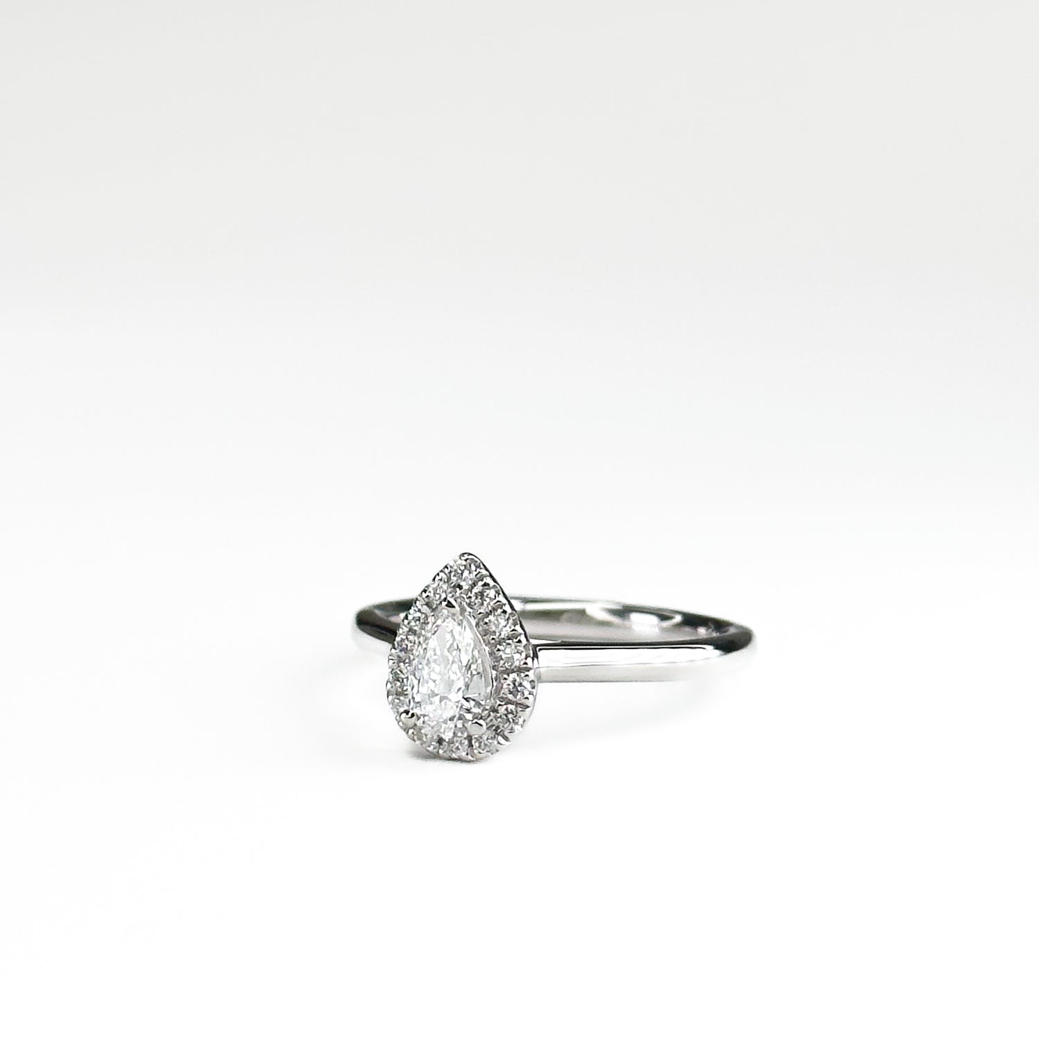 0.31ct Pear Shape Diamond Ring
