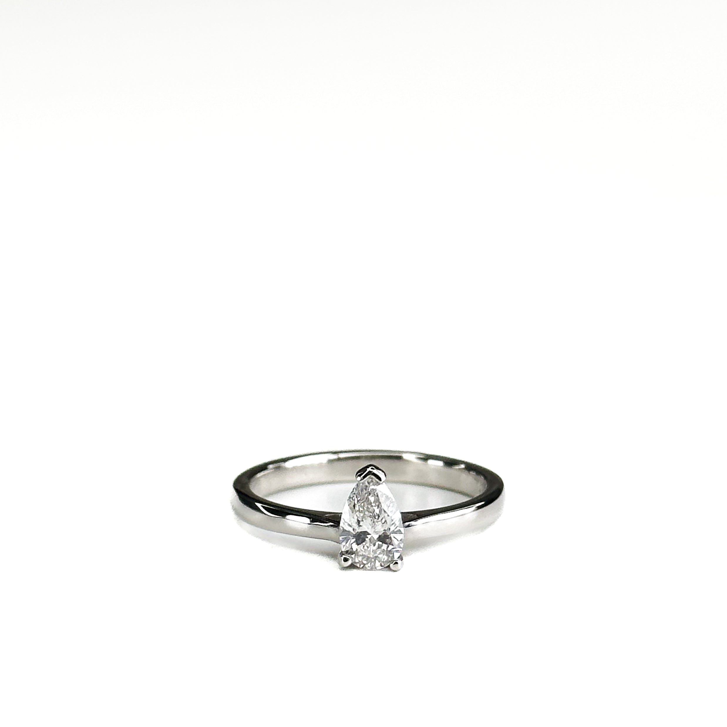0.40ct Pear Shape Diamond Ring