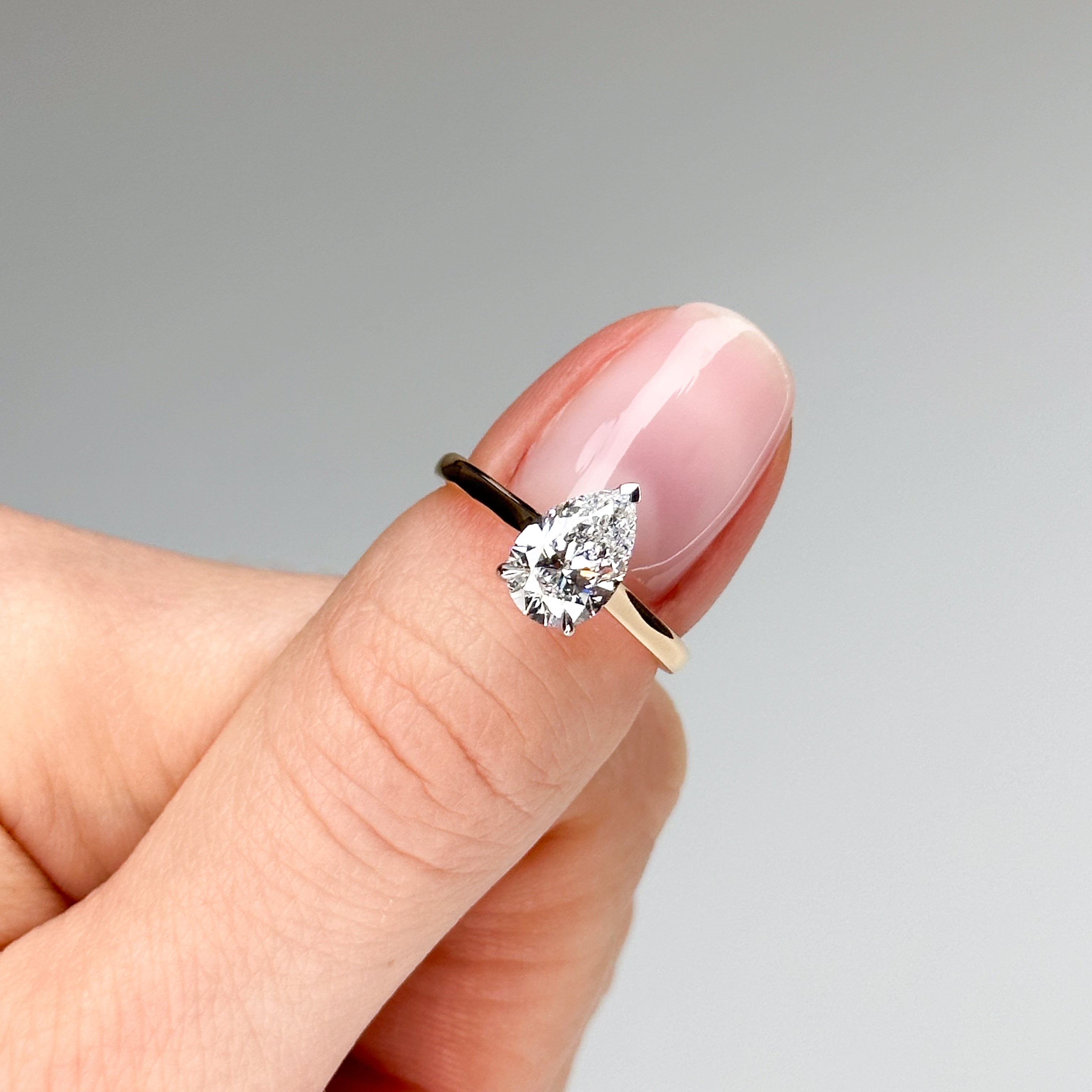 1.50ct Pear Shape Diamond Ring