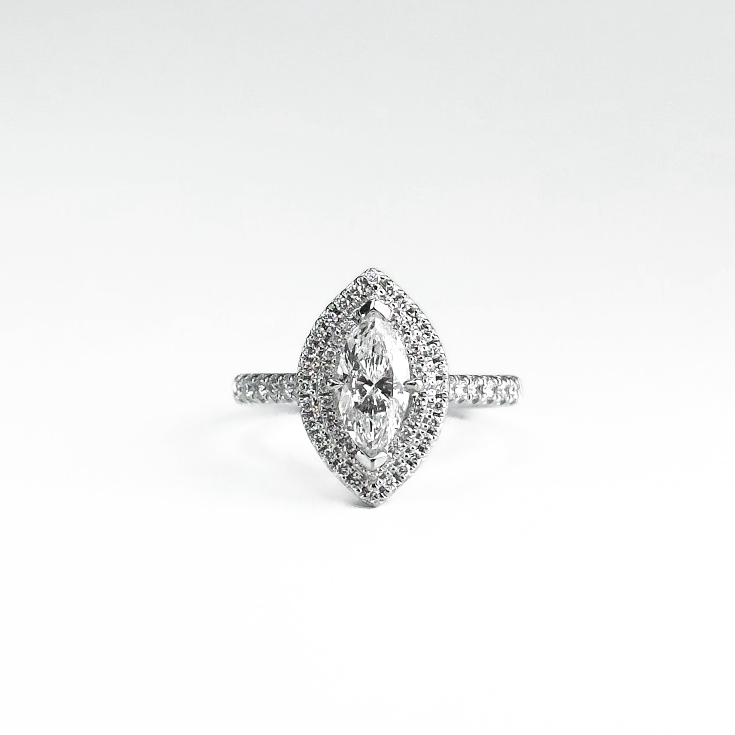 0.80ct Marquise Cut Diamond Ring