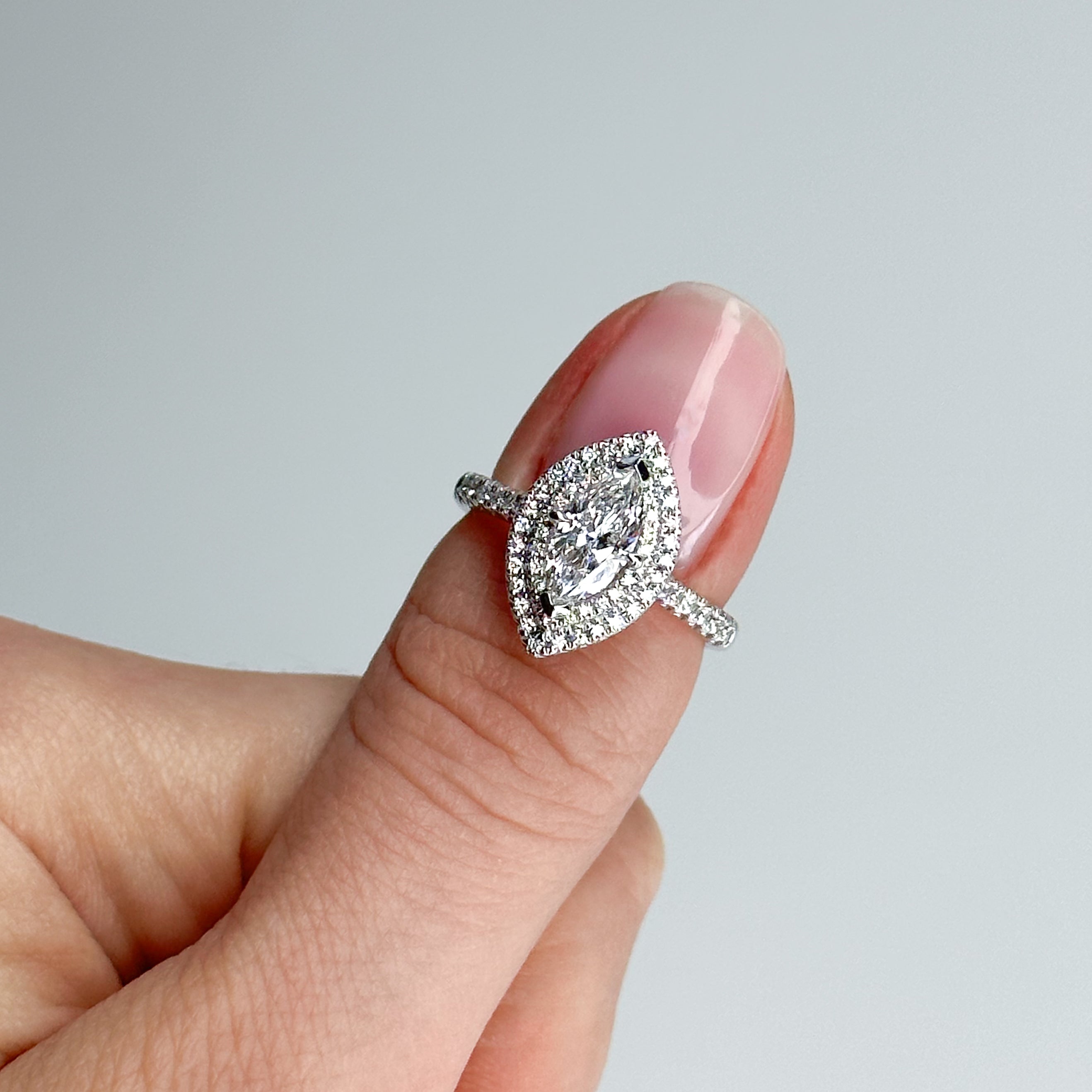0.80ct Marquise Cut Diamond Ring