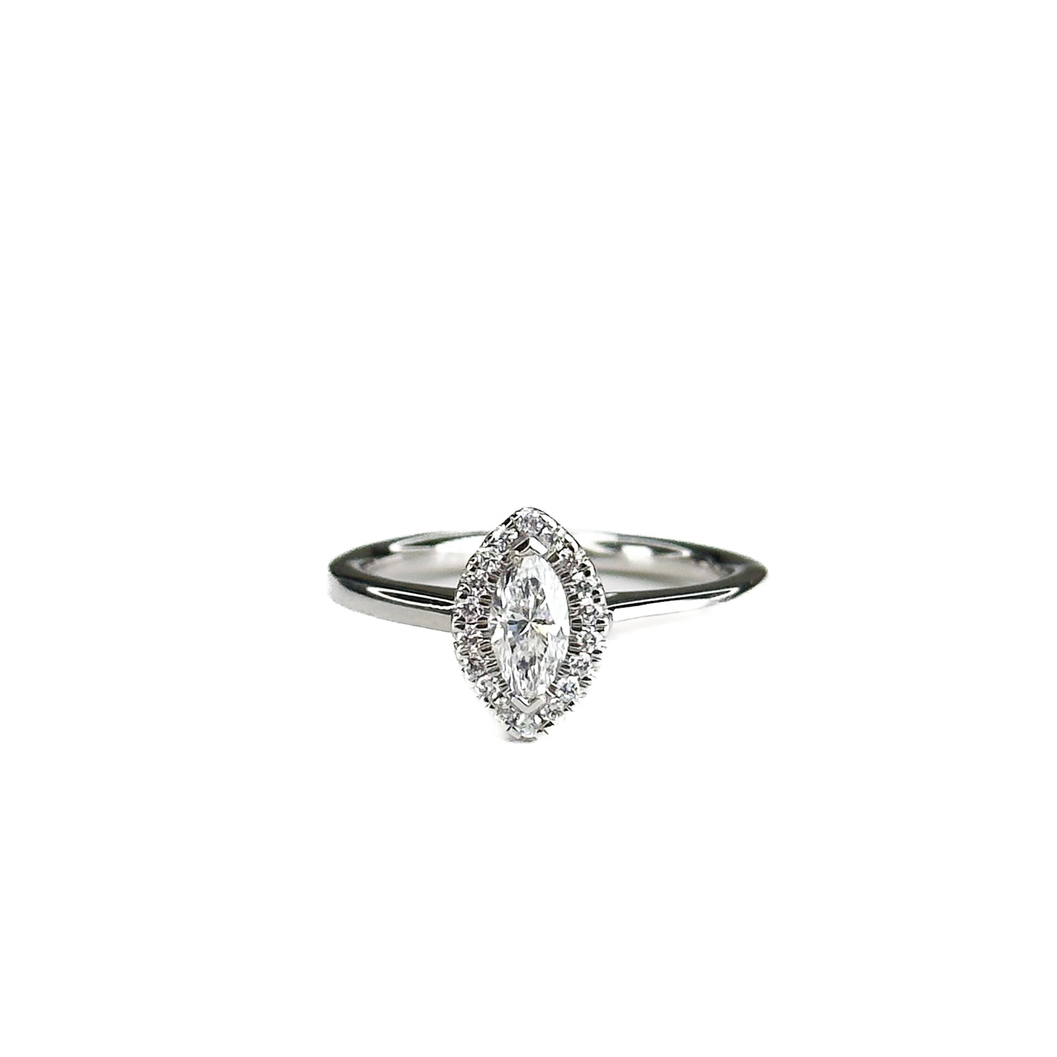0.33ct Marquise Cut Diamond Ring