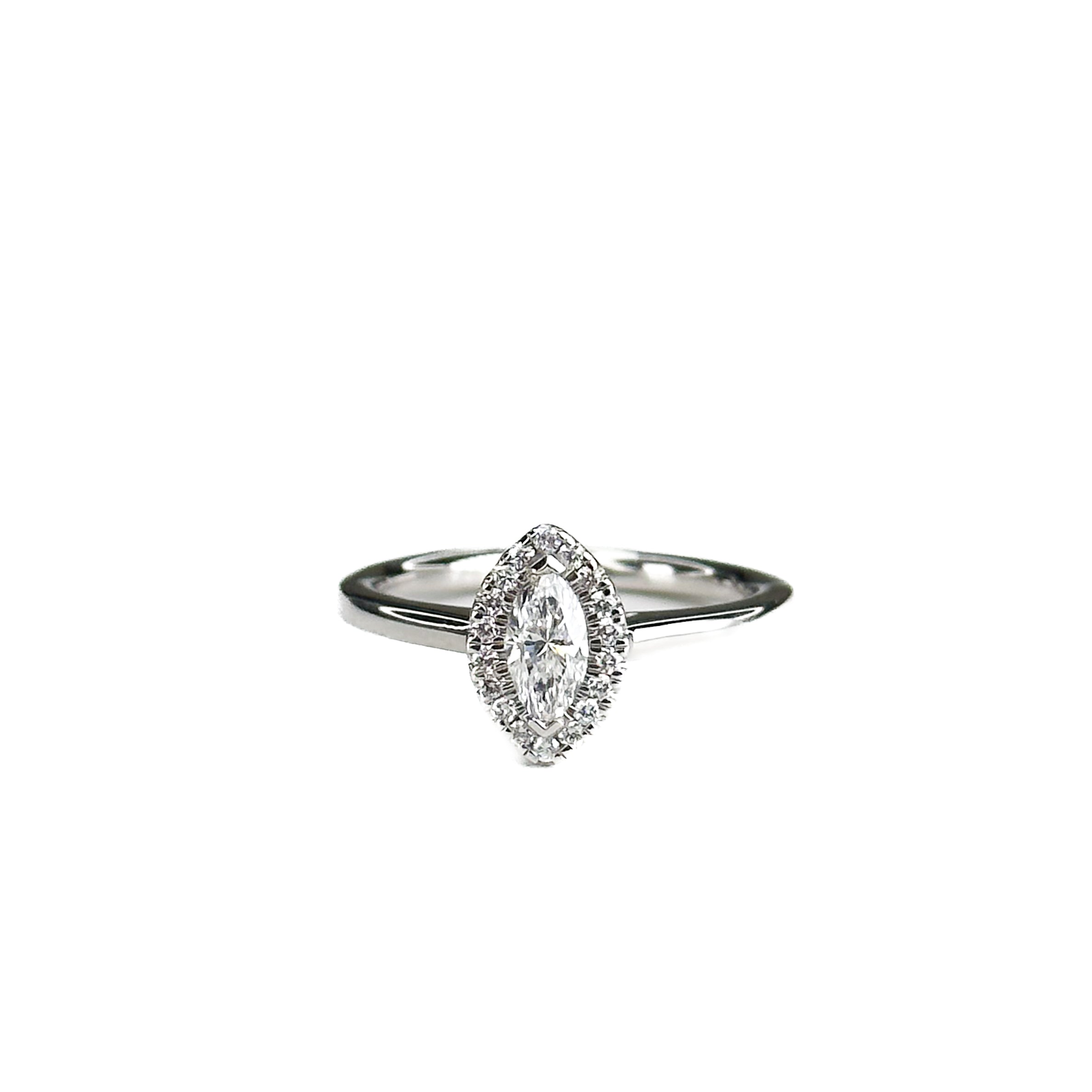 0.33ct Marquise Cut Diamond Ring