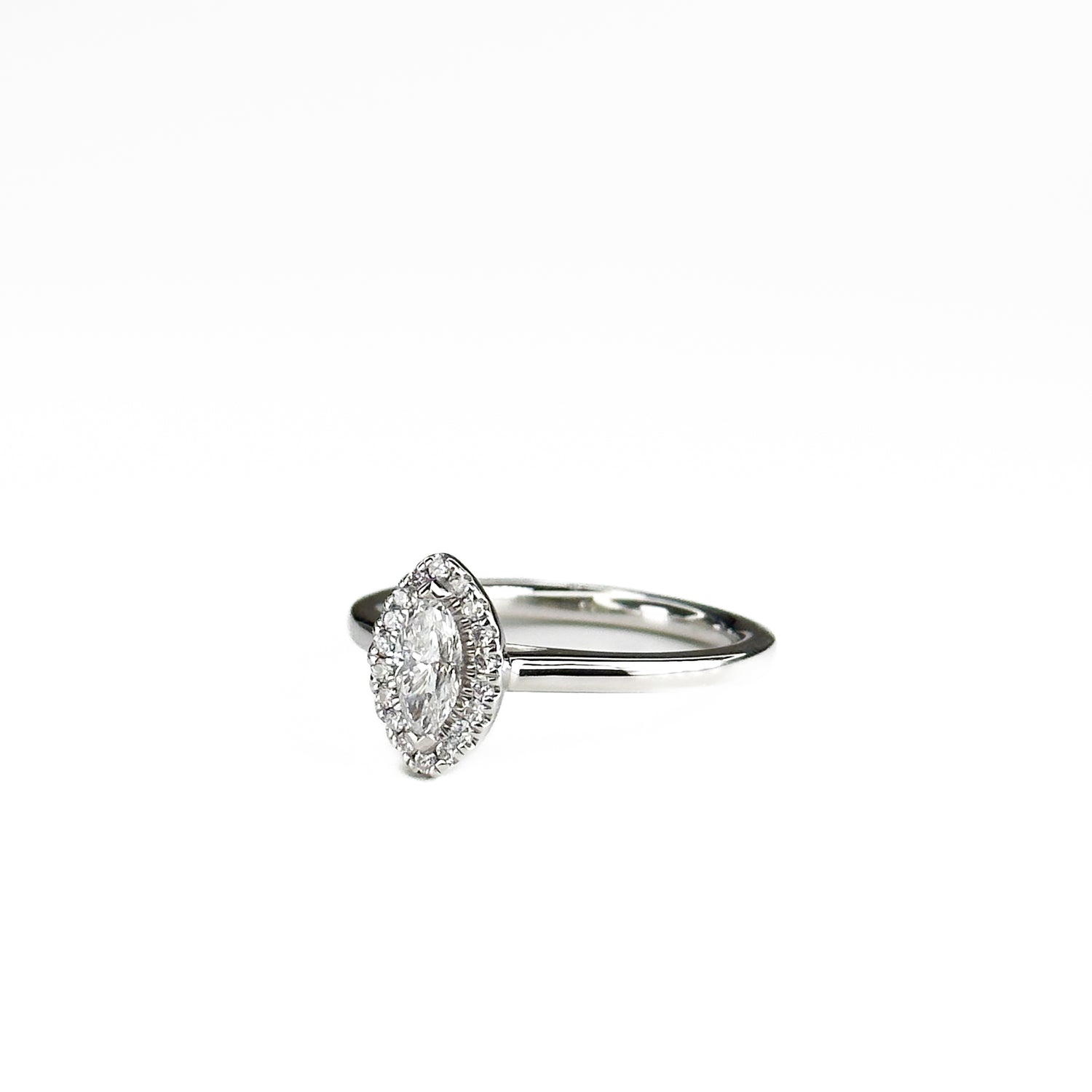 0.33ct Marquise Cut Diamond Ring