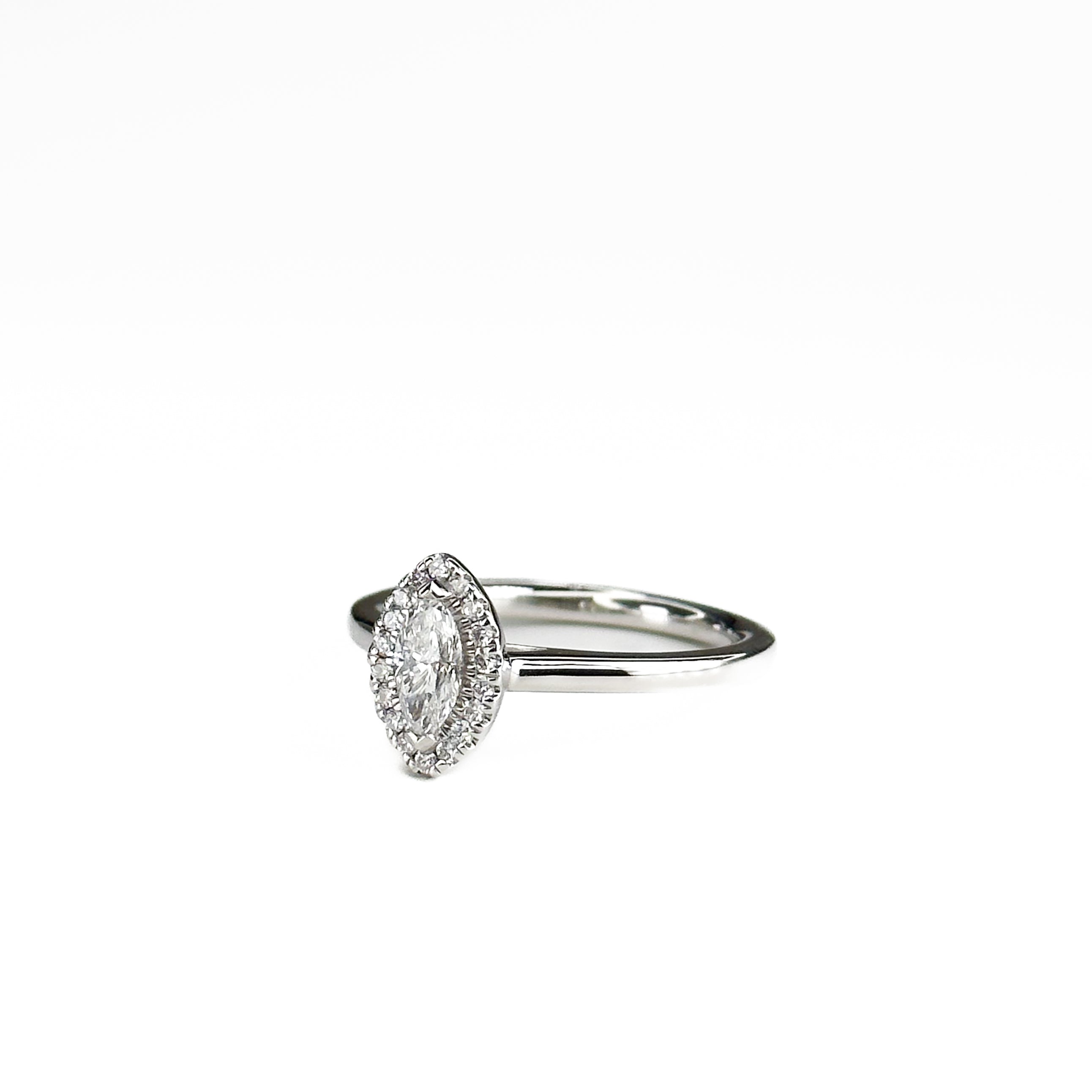 0.33ct Marquise Cut Diamond Ring