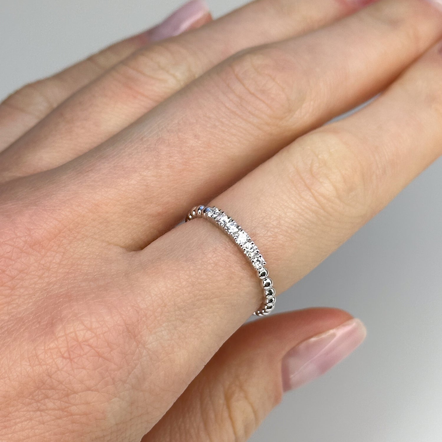 5 Stone 0.21ct Diamond Eternity Ring in Platinum