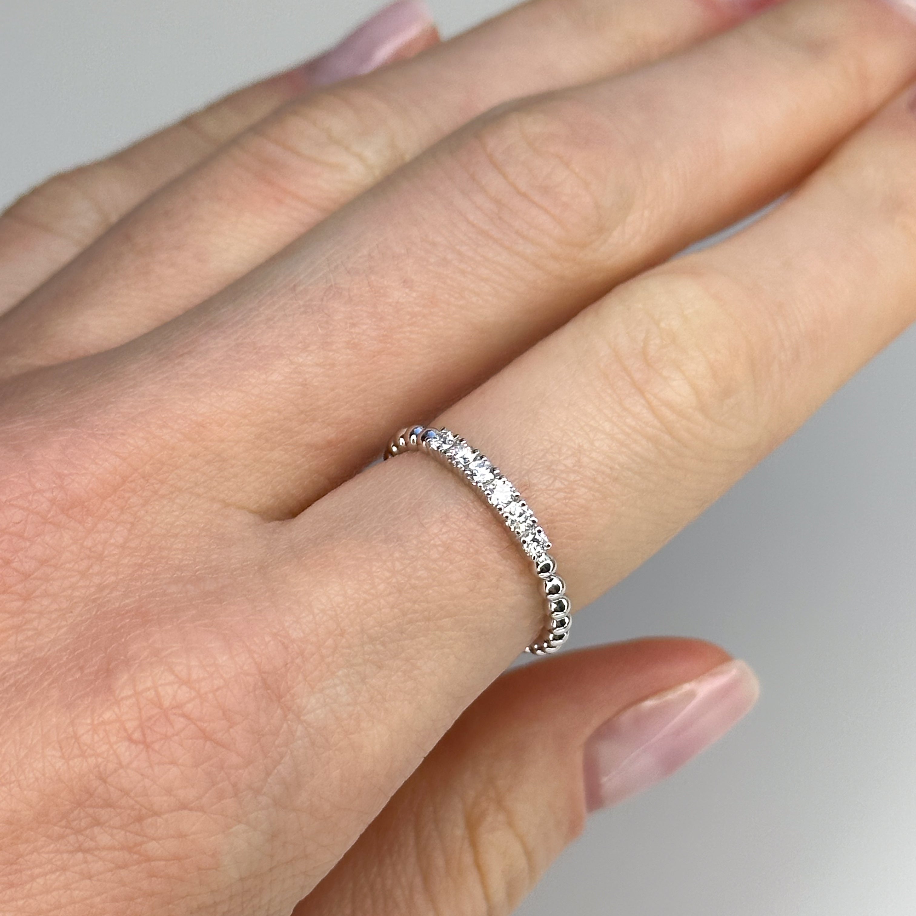 5 Stone 0.21ct Diamond Eternity Ring in Platinum