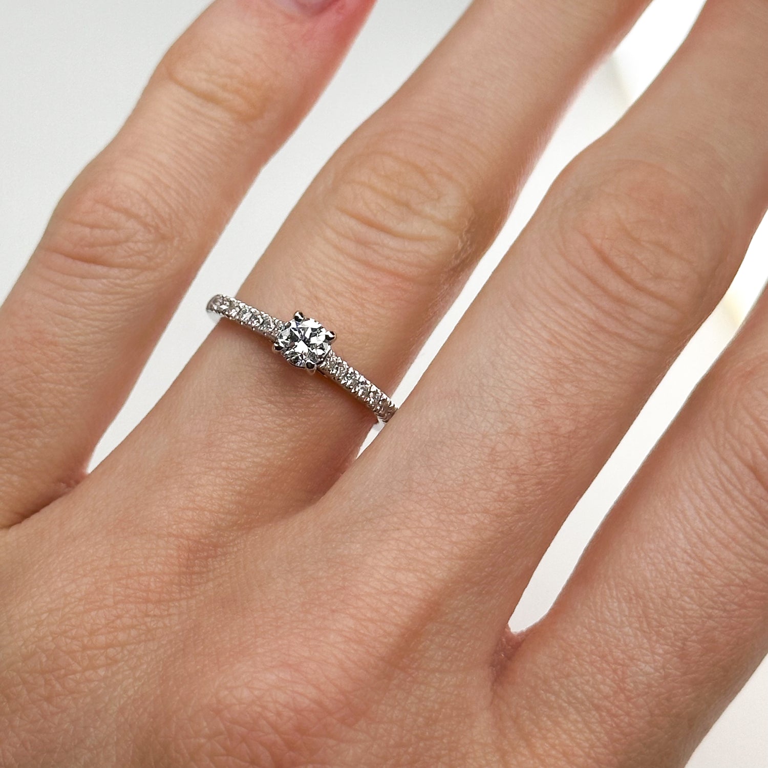0.50ct Diamond Platinum Ring