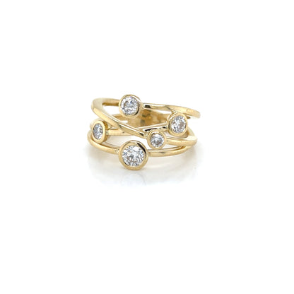 0.84 Carat Intertwined ring