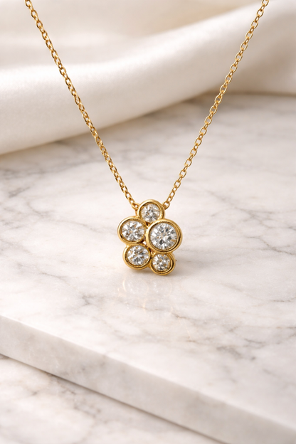 Bubble Diamond Pendant