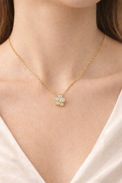 Bubble Diamond Pendant
