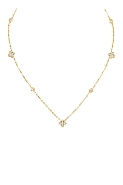 Starlit Elegant Diamond Necklace
